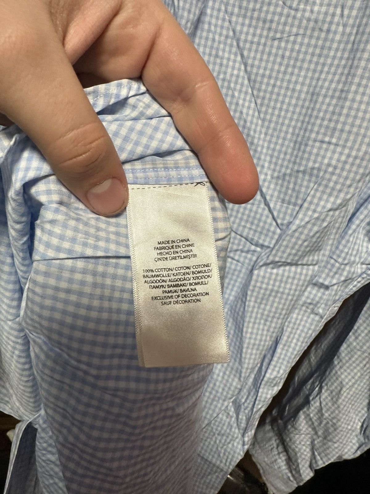 Polo Ralph Lauren Polo Ralph Lauren Blue and White Shirt Button Ups Size US M / EU 48-50 / 2 - 8 Thumbnail
