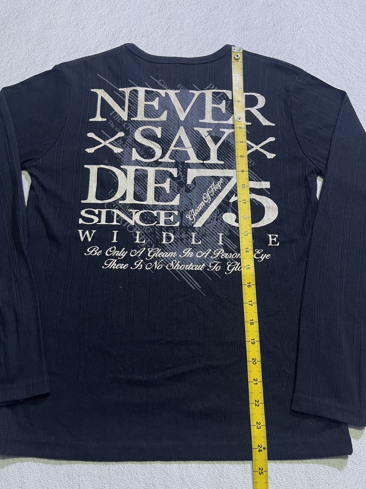 Hysteric Glamour Y2K MILD LIFE LONG SLEEVE TSHIRT IFSIX WASNINE STYLE Size US M / EU 48-50 / 2 - 10 Thumbnail