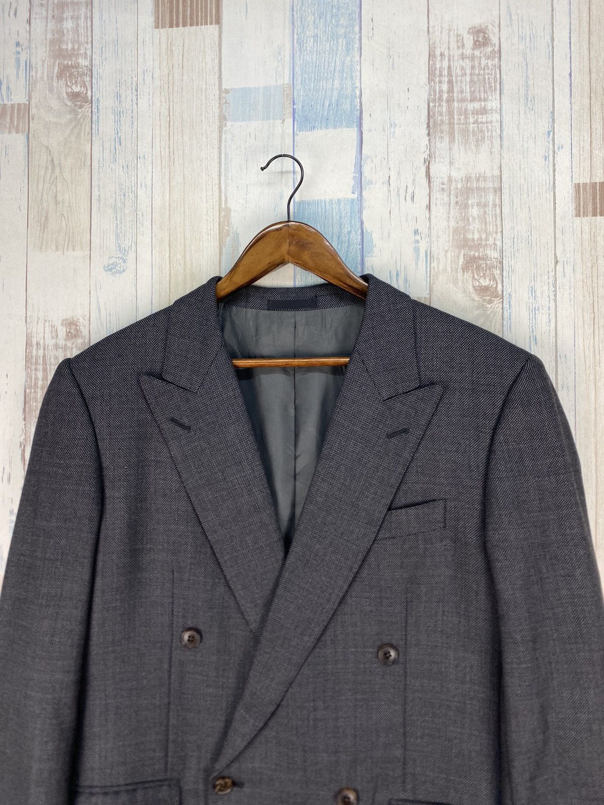 Burberry Vintage Burberry London Double Breasted Blazer Size US M / EU 48-50 / 2 - 4 Thumbnail