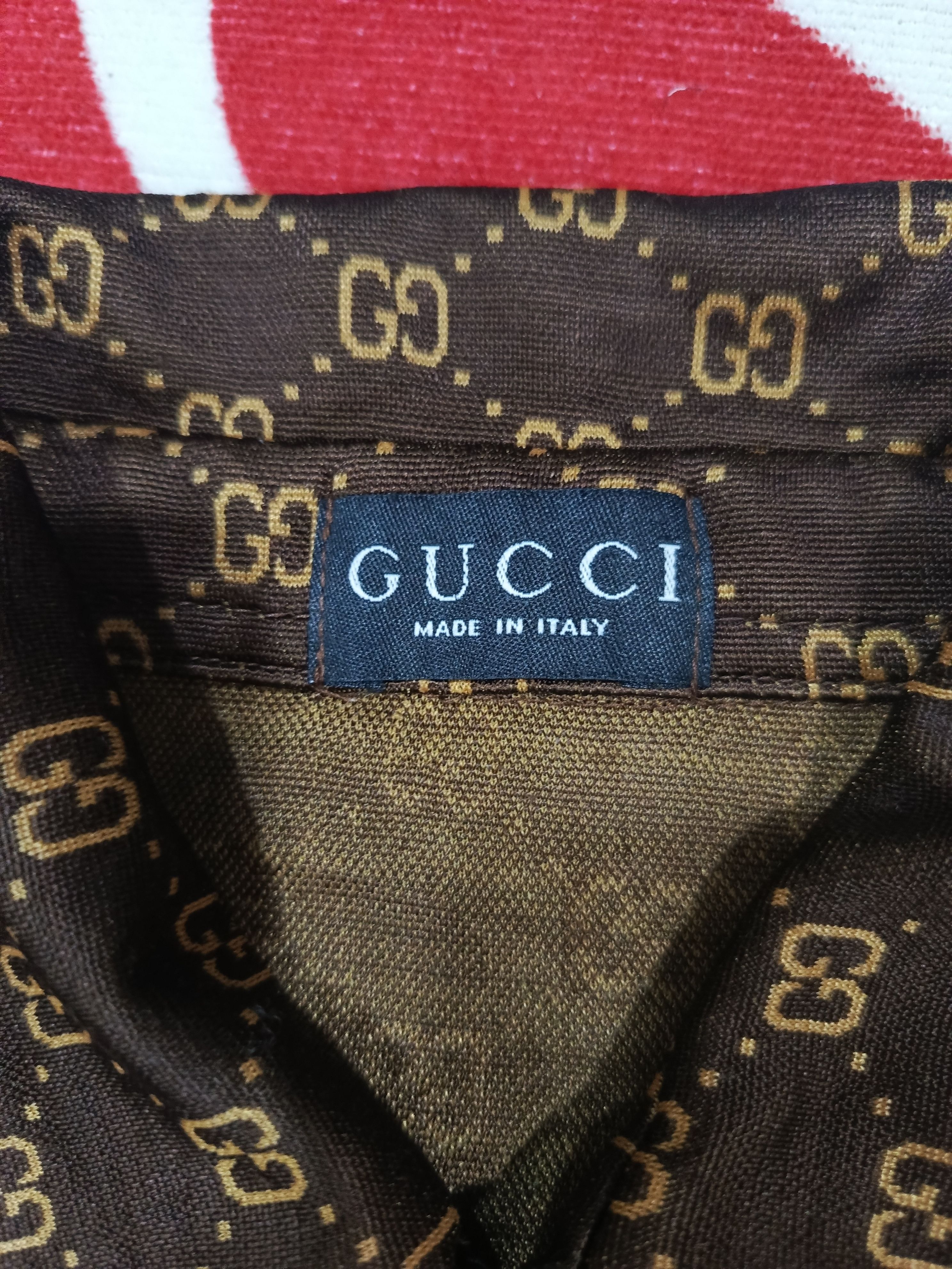 Gucci Gucci GG Monogram Mesh Button Up Shirt Size M / US 6-8 / IT 42-44 - 8 Thumbnail