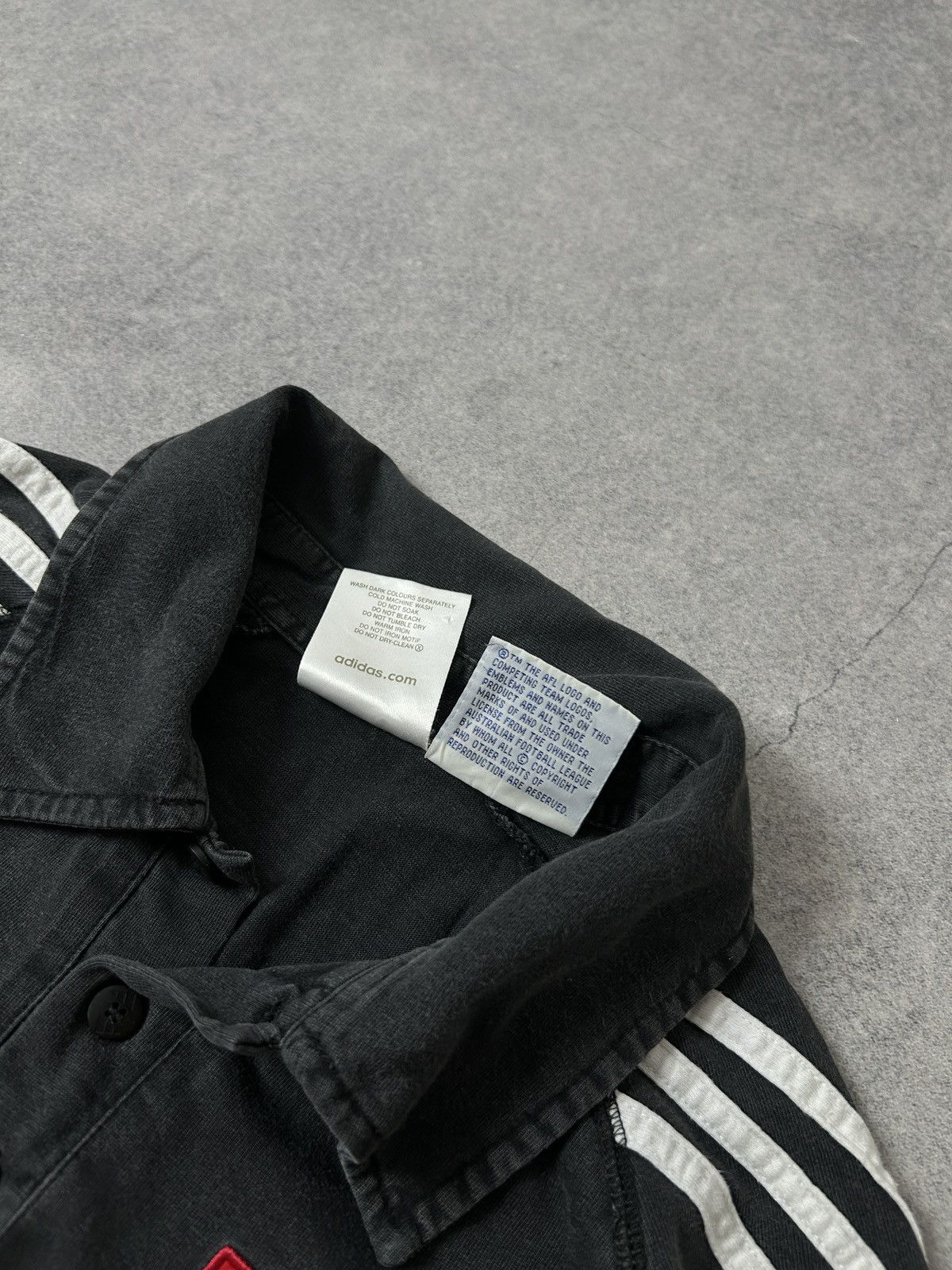 Adidas Vintage Adidas x AFL Collingwood long-sleeved mens Size US L / EU 52-54 / 3 - 4 Thumbnail