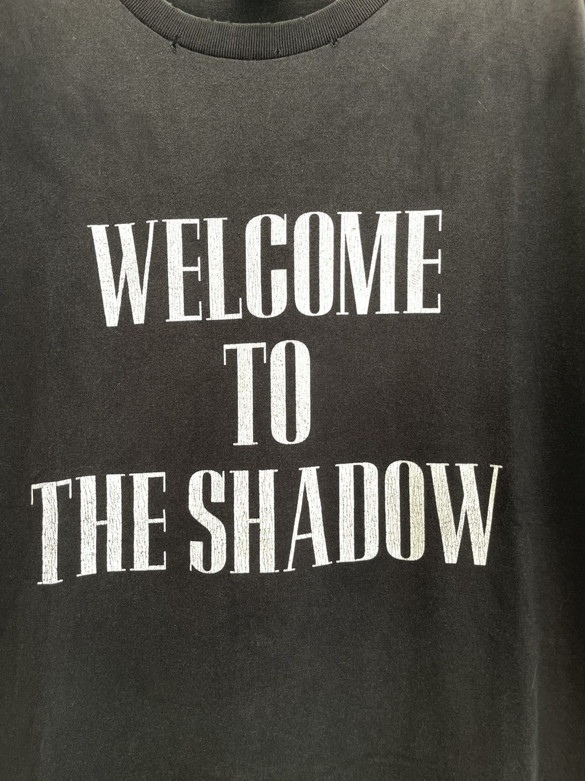 Number (N)ine SS06 Number Nine Welcome to the Shadow Distressed T Shirt Size US L / EU 52-54 / 3 - 4 Thumbnail