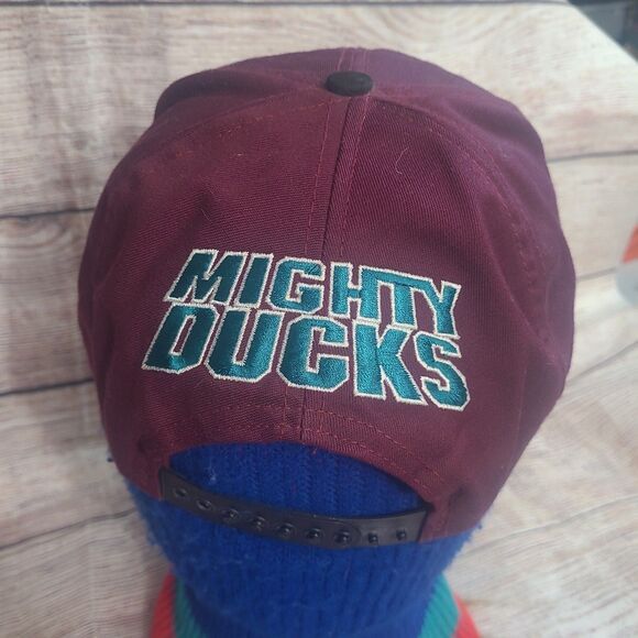 NHL Vtg Anaheim Mighty Ducks snapback hat cap Promo Disney Size ONE SIZE - 6 Thumbnail