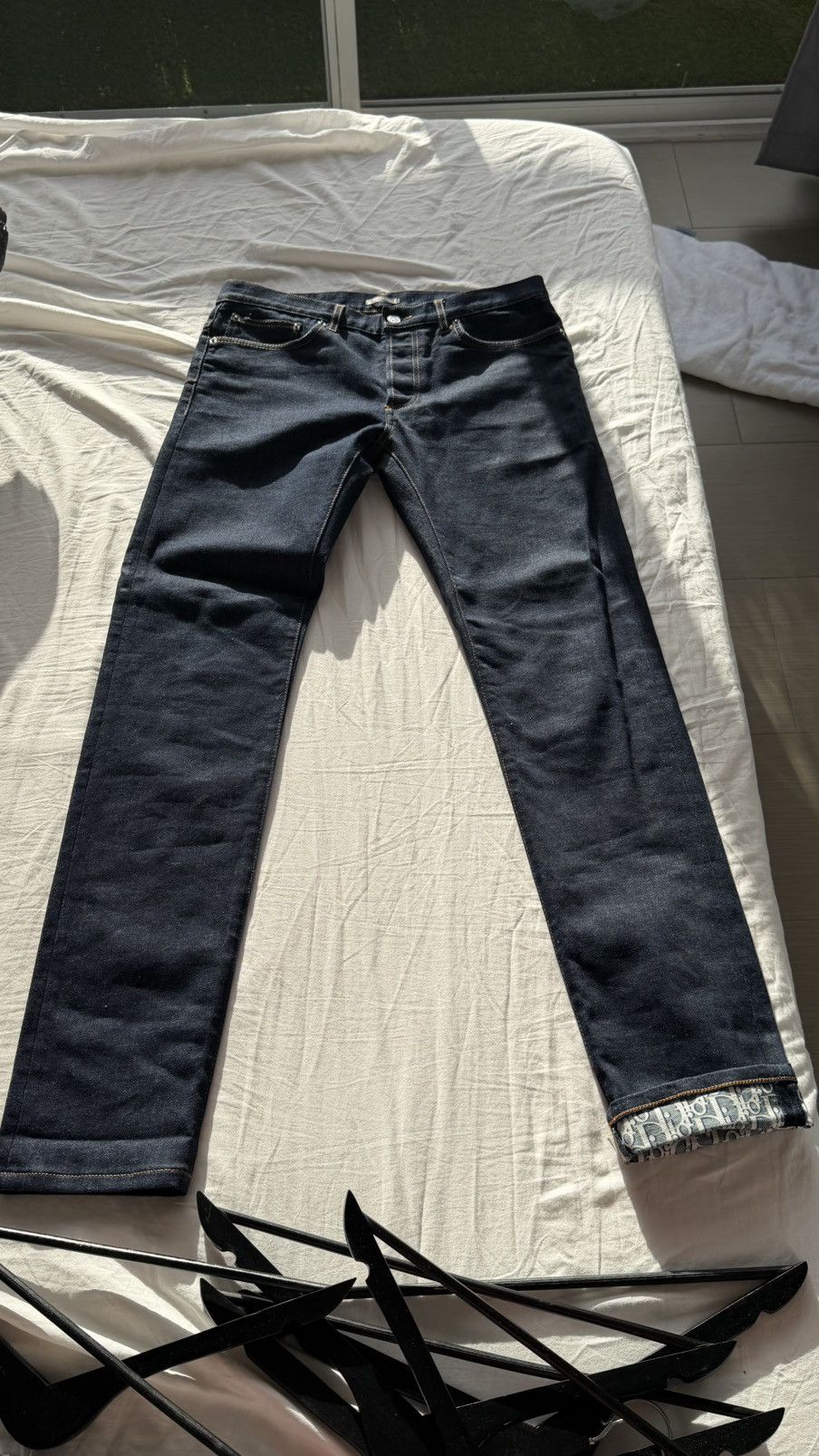 Dior Dior Cuff print Jeans Size US 32 / EU 48 - 2 Thumbnail