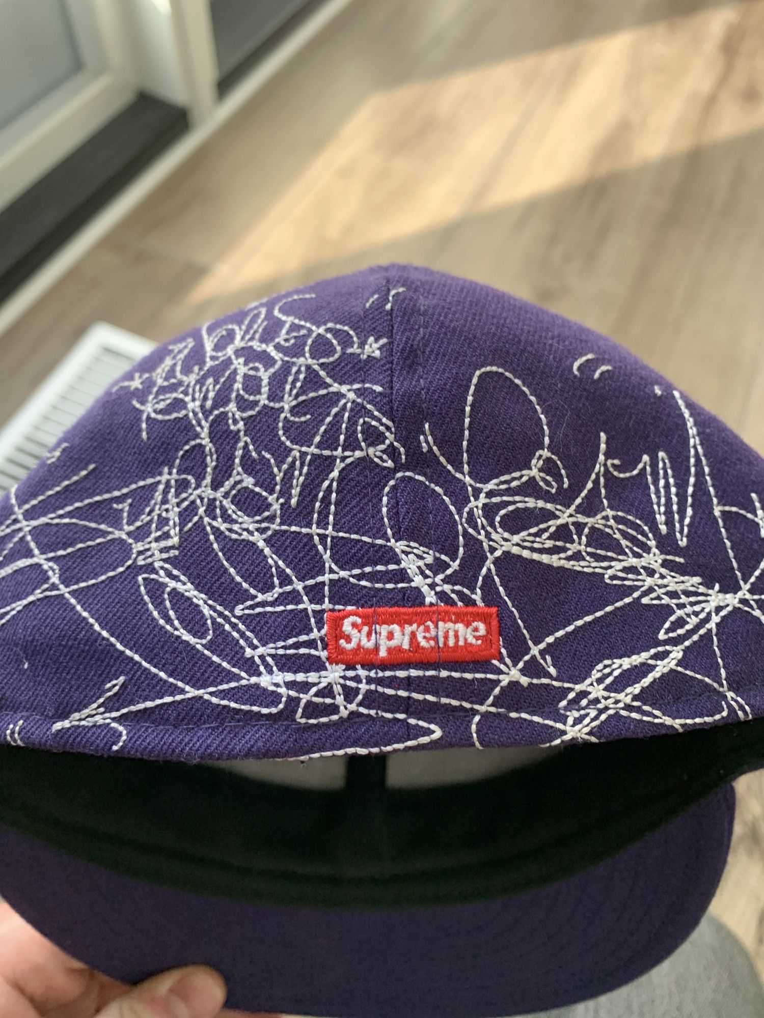 Supreme 🔥RARE🔥 Supreme Phase 2 Embroidered Fitted 7 1/2 Size ONE SIZE - 3 Thumbnail