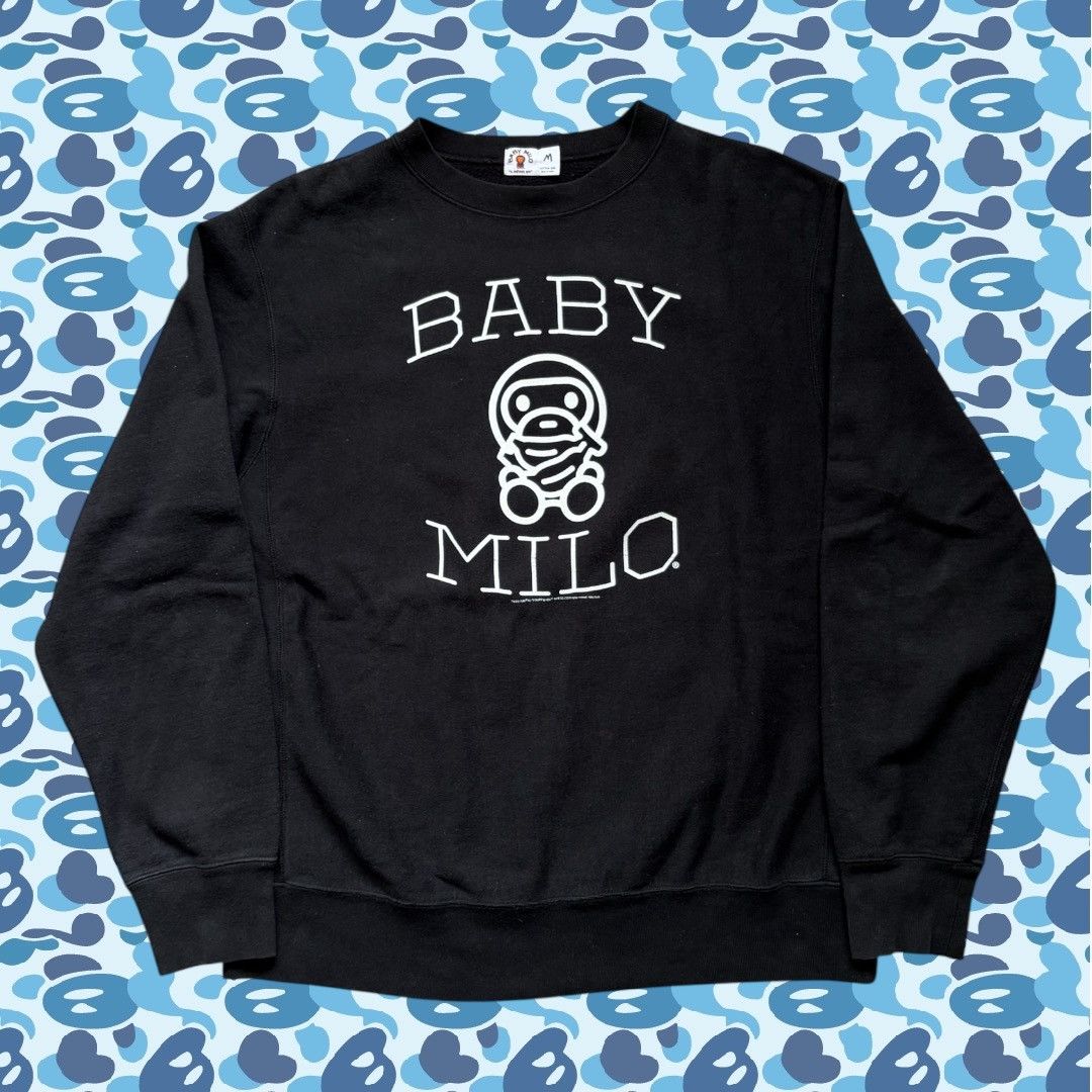 Bape ‘06 Baby Milo College Crewneck Size US M / EU 48-50 / 2 - 1 Thumbnail