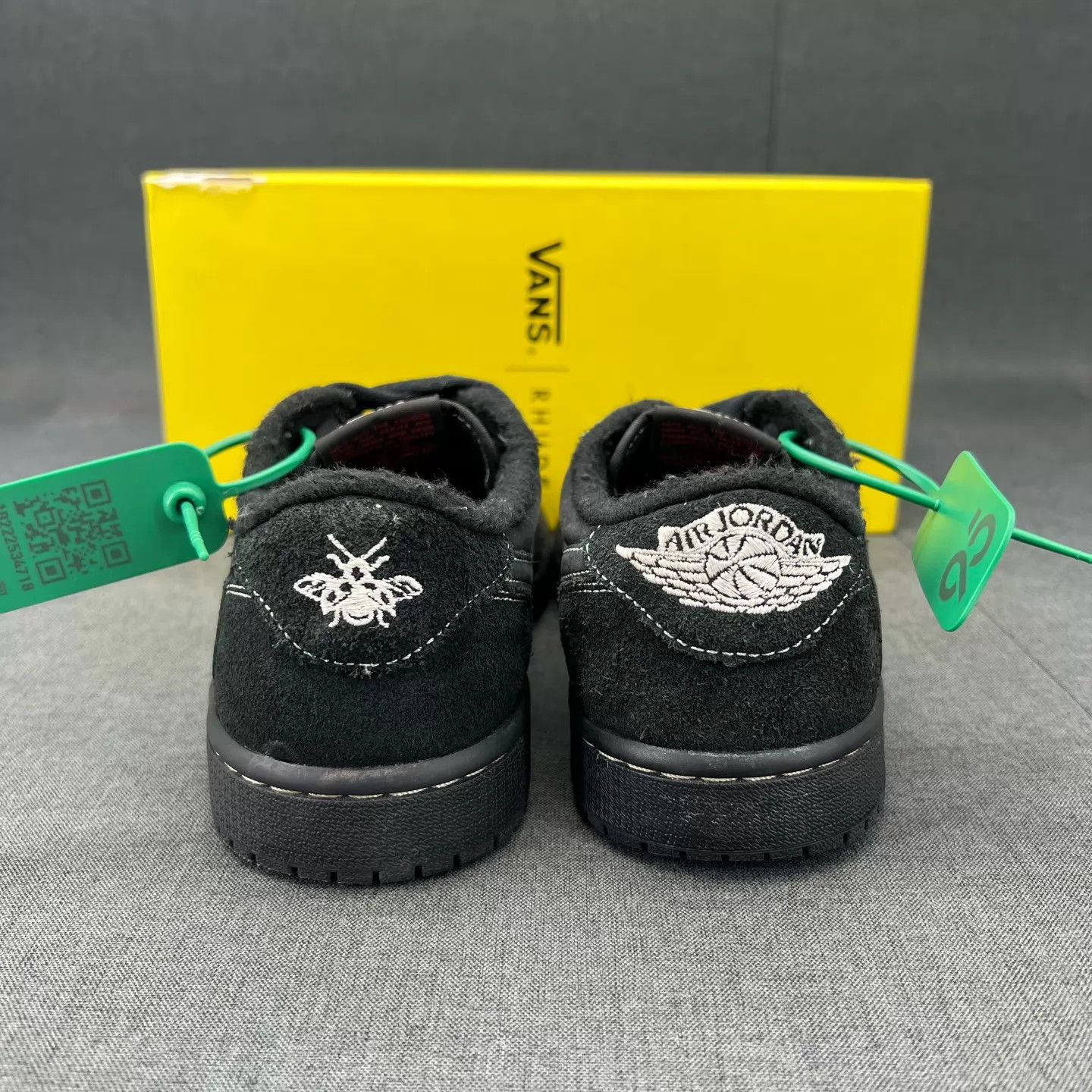 Nike AJ1 Low TS 4.0 Black Samurai Barbed Swoosh Size US 6.5 / EU 39-40 - 8 Thumbnail