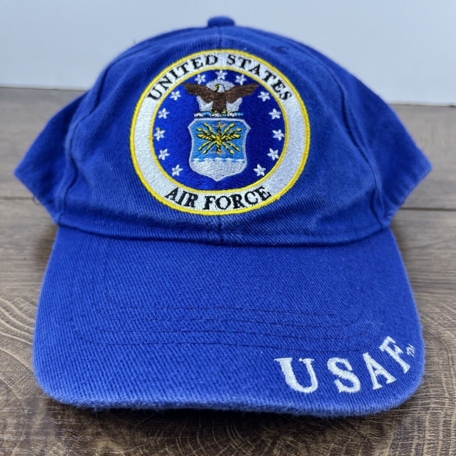 Other United States Air Force Hat US Air Force Hat Blue Adjustable Size ONE SIZE - 1 Thumbnail