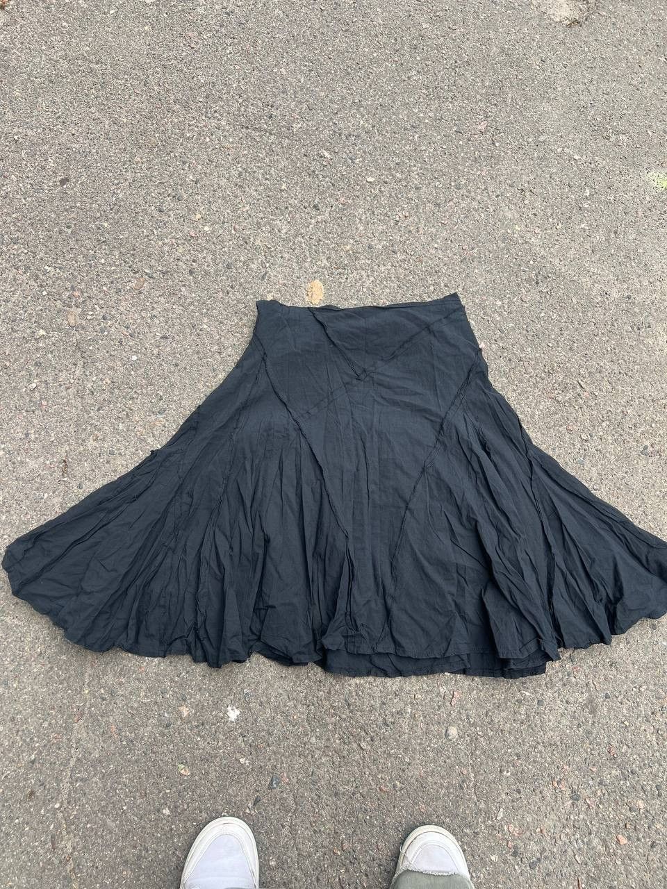Designer × Japanese Brand × Vintage Vintage Asymmetrical Pleated y2k Skirt Wrap Size 26" / US 2 / IT 38 - 10 Thumbnail
