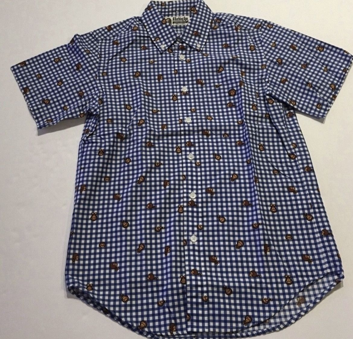 Bape Bape Baby Milo button up shirt Size US S / EU 44-46 / 1 - 1 Thumbnail