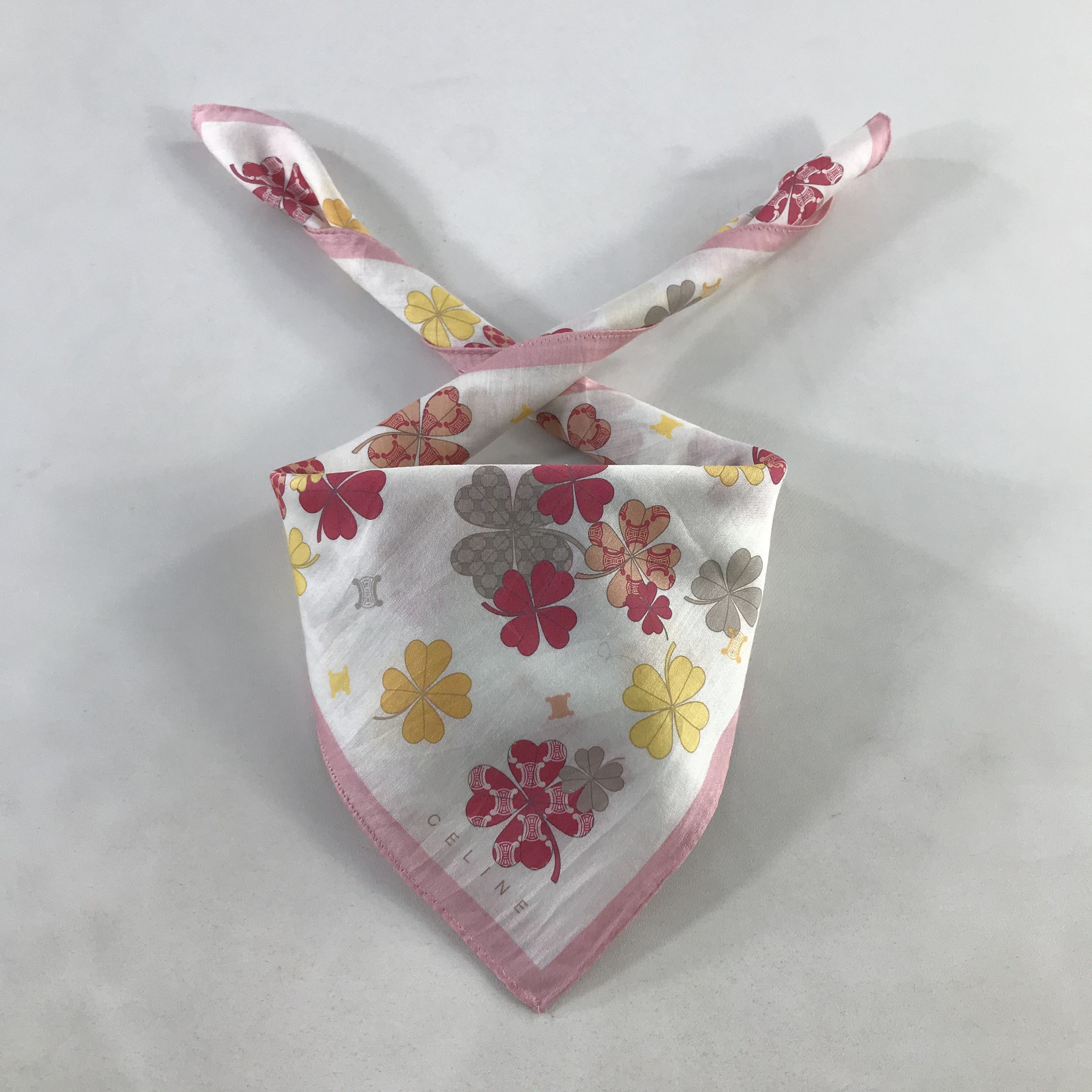 Celine × Vintage Celine Bandana / Handkerchief / Neckerchief - S1098 Size ONE SIZE - 3 Thumbnail