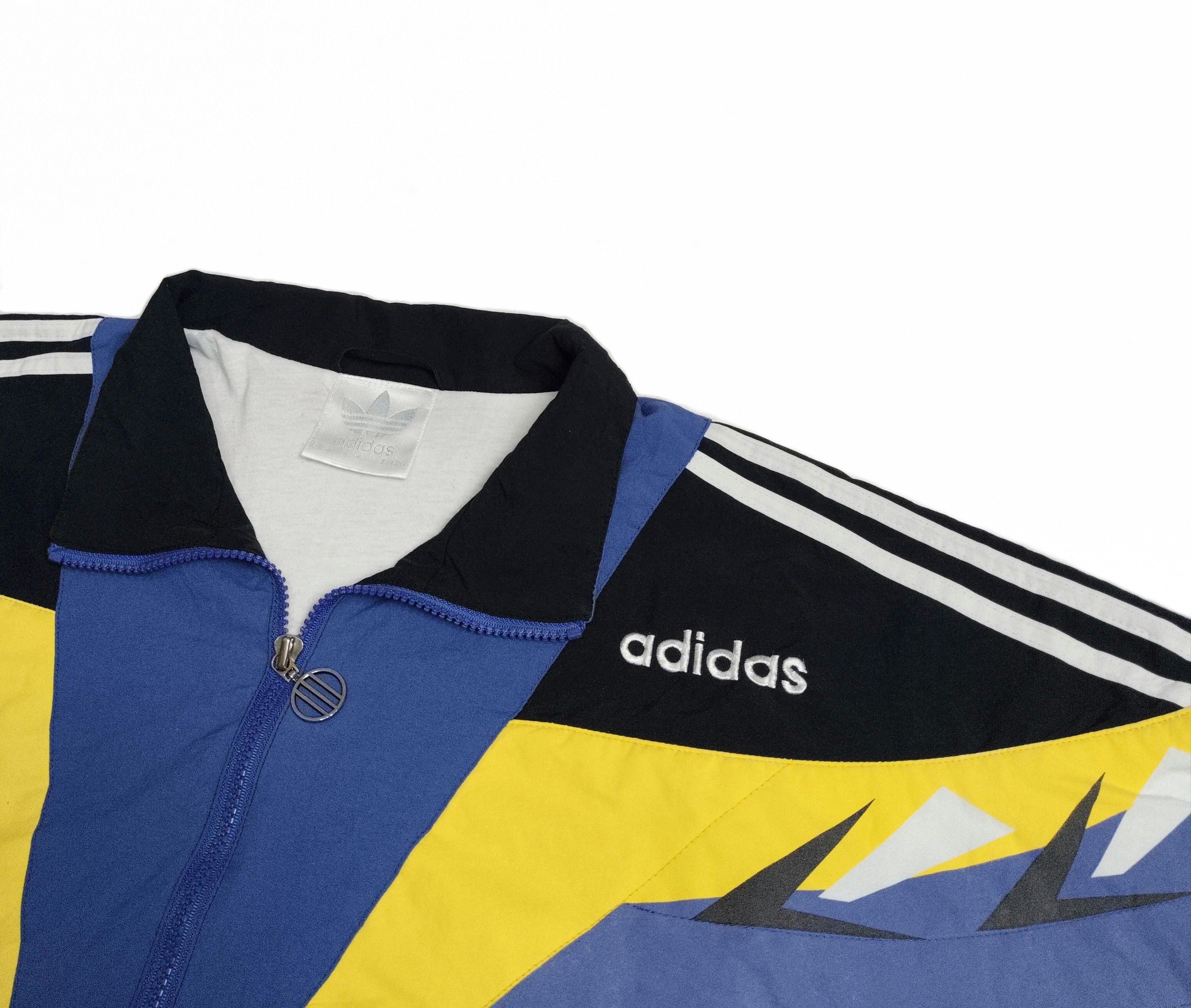 Adidas 💥SOLD💥 Vintage Adidas Geometric Pattern Track Jacket Size US L / EU 52-54 / 3 - 7 Thumbnail