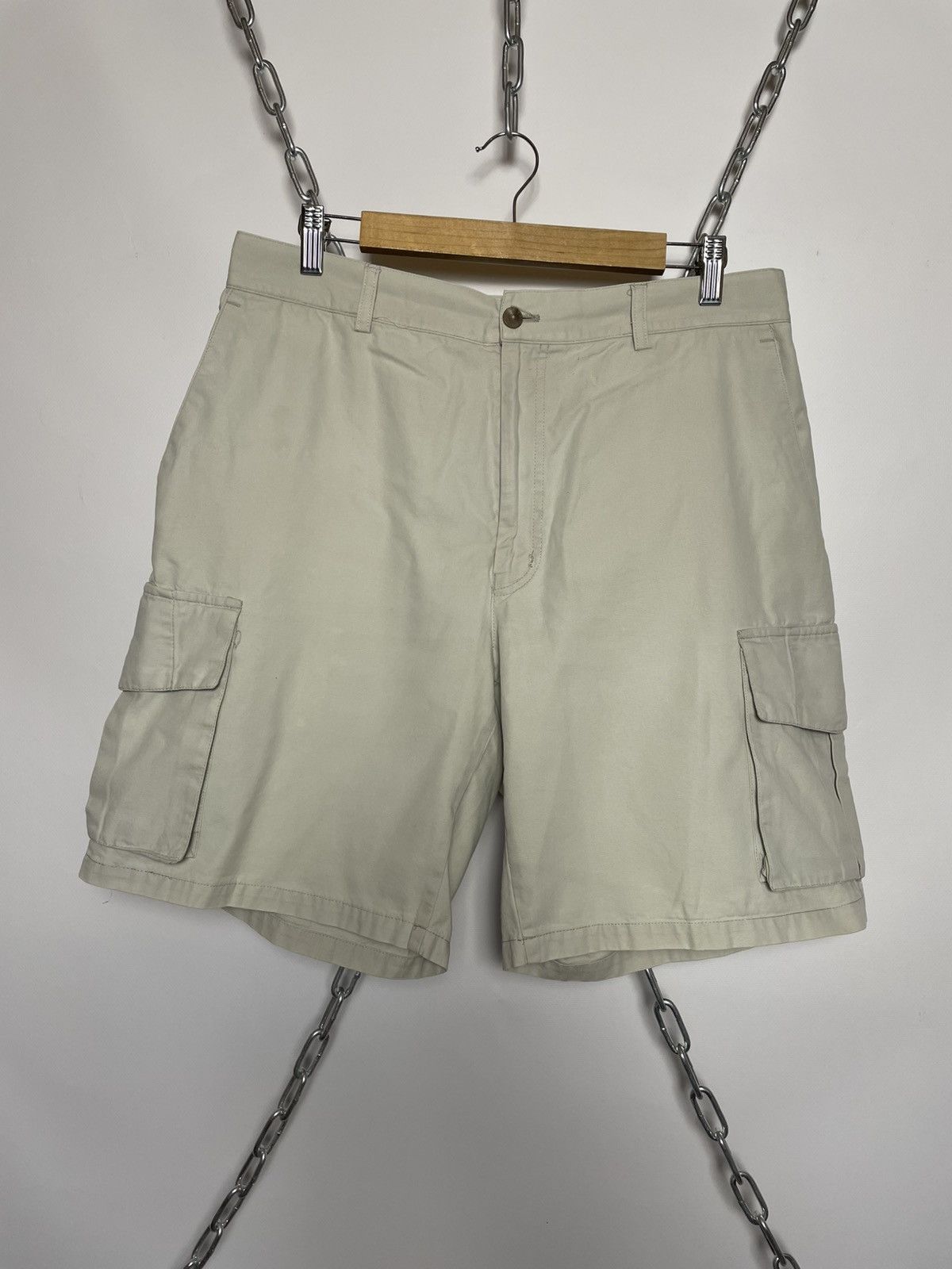 Lacoste Lacoste Vintage Metal Logo Cargo Shorts Size US 32 / EU 48 - 1 Thumbnail