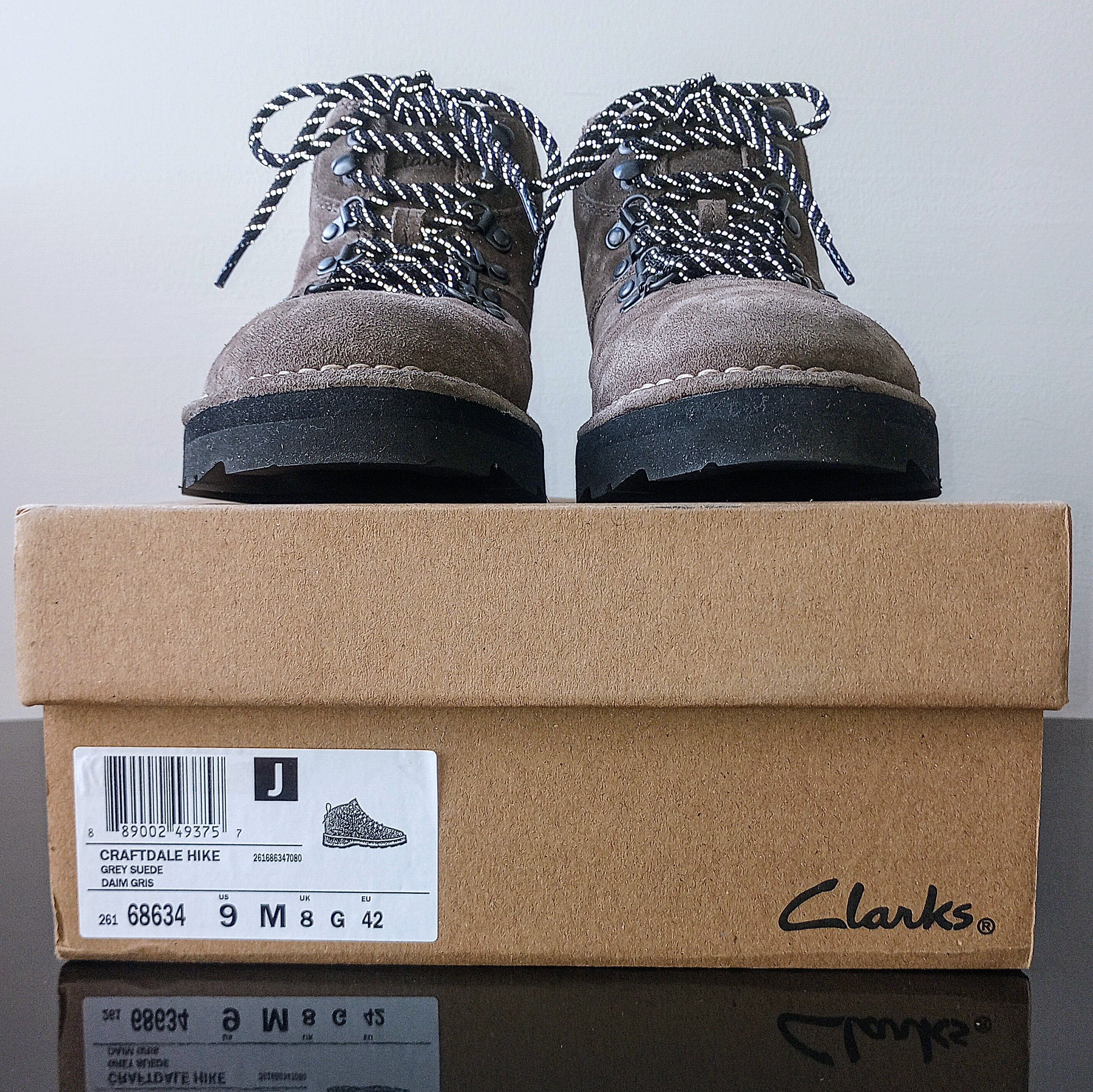 Clarks Clarks Men's Craftdale Hike Lightweight Boot in Gray Suede Size US 9 / EU 42 - 13 Thumbnail