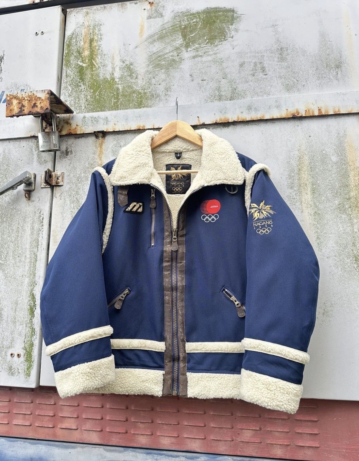 Vintage Vintage Mizuno 1998 Nagano Winter Olympic Japan Team Jacket Size US S / EU 44-46 / 1 - 5 Thumbnail