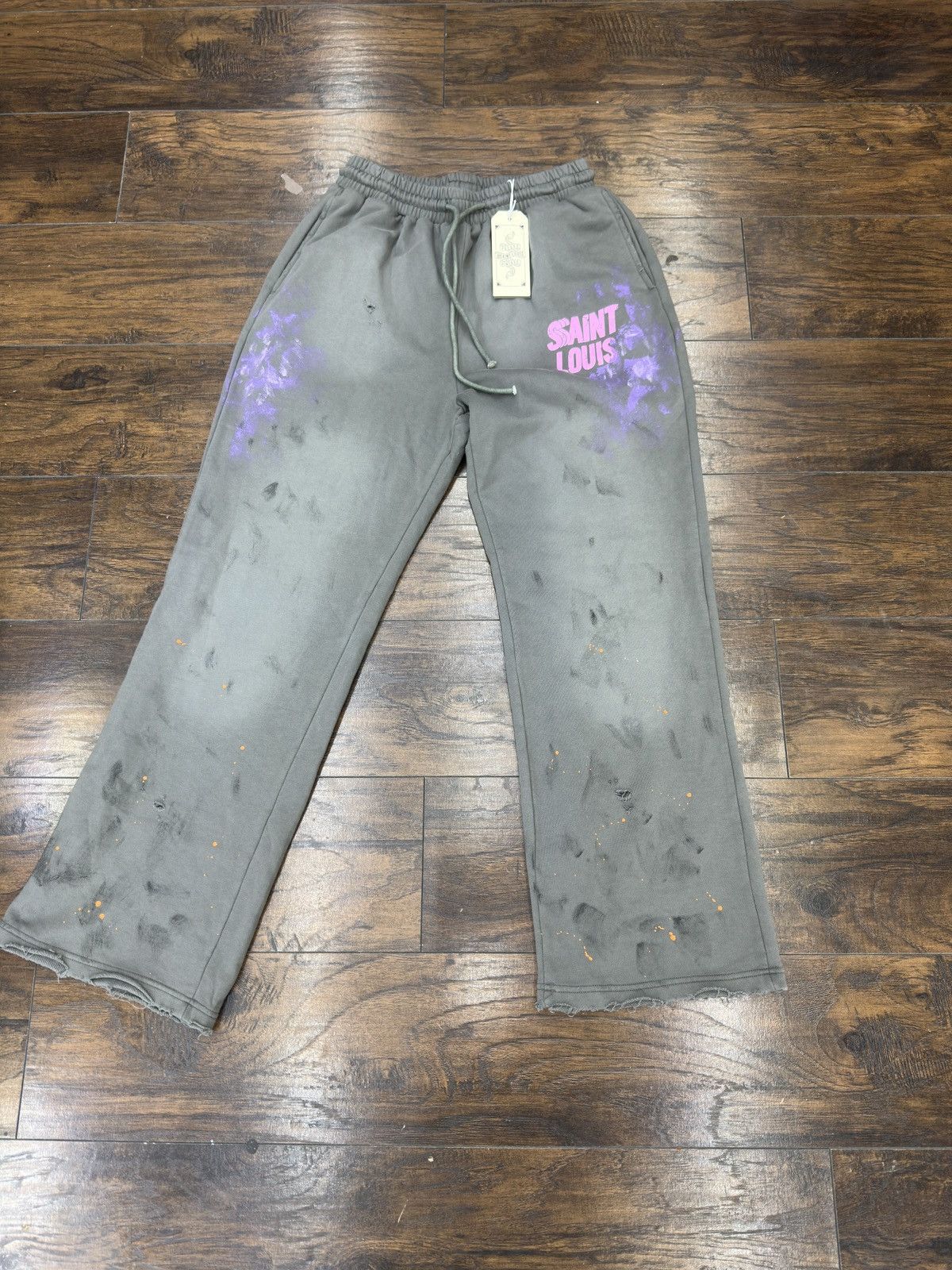Designer Saint Louis Sweat Pants Size US 30 / EU 46 - 6 Thumbnail