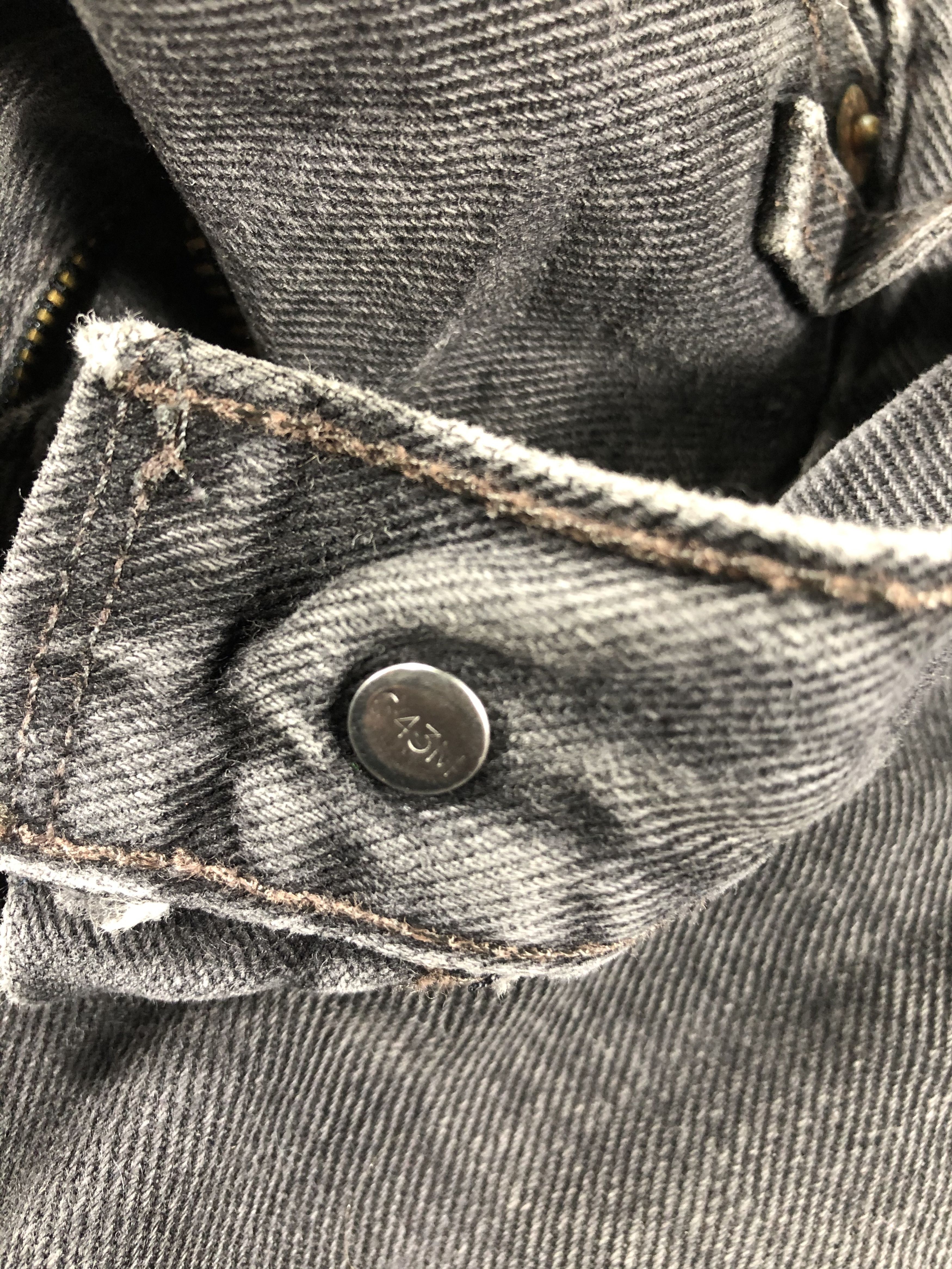 Levi's 90s Vintage Levis 505 Faded Black Jeans -JM672 Size US 35 - 7 Thumbnail