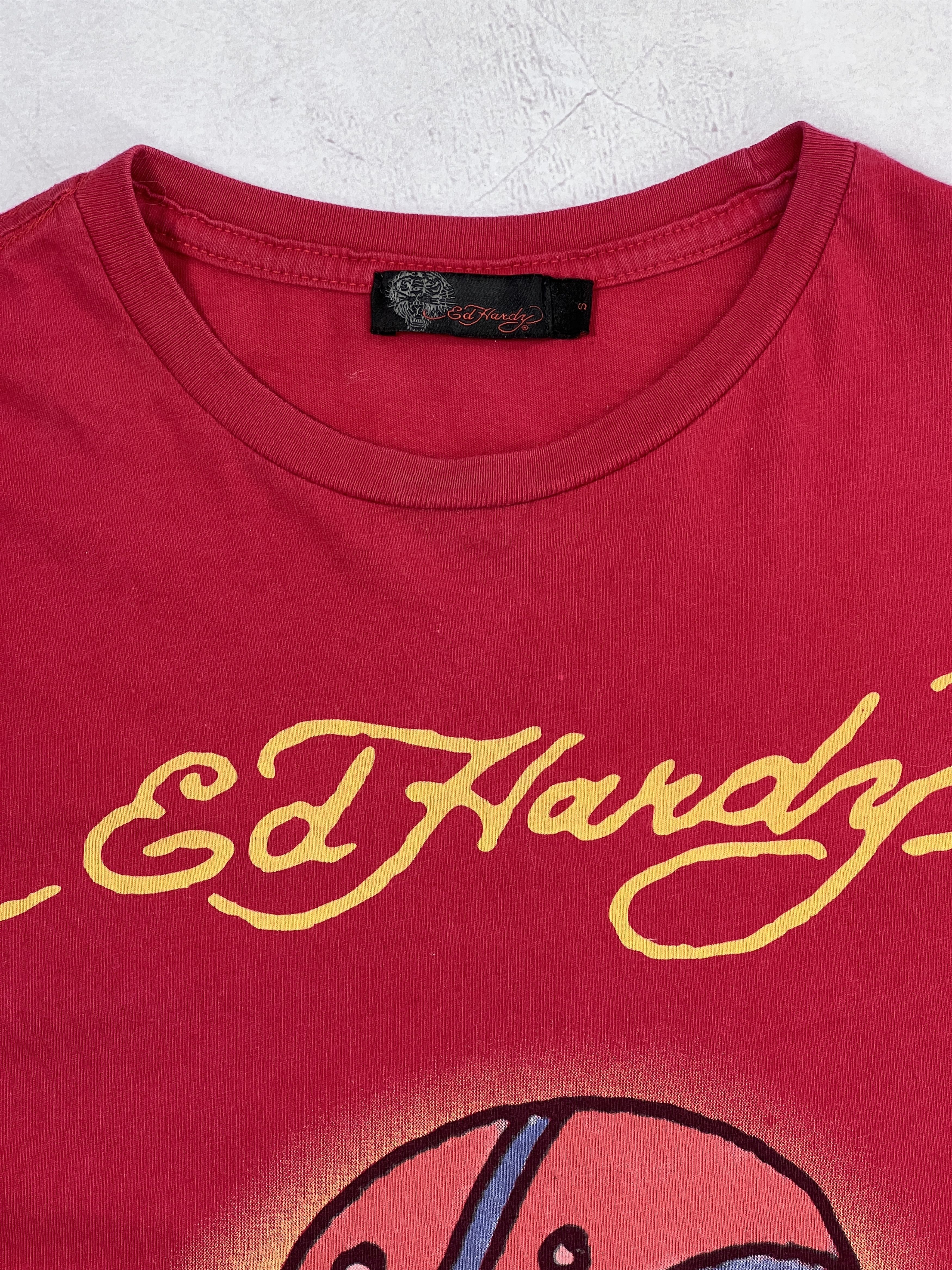 Christian Audigier × Ed Hardy × Vintage Ed Hardy T-Shirt BullDog Big Logo Size US S / EU 44-46 / 1 - 6 Thumbnail