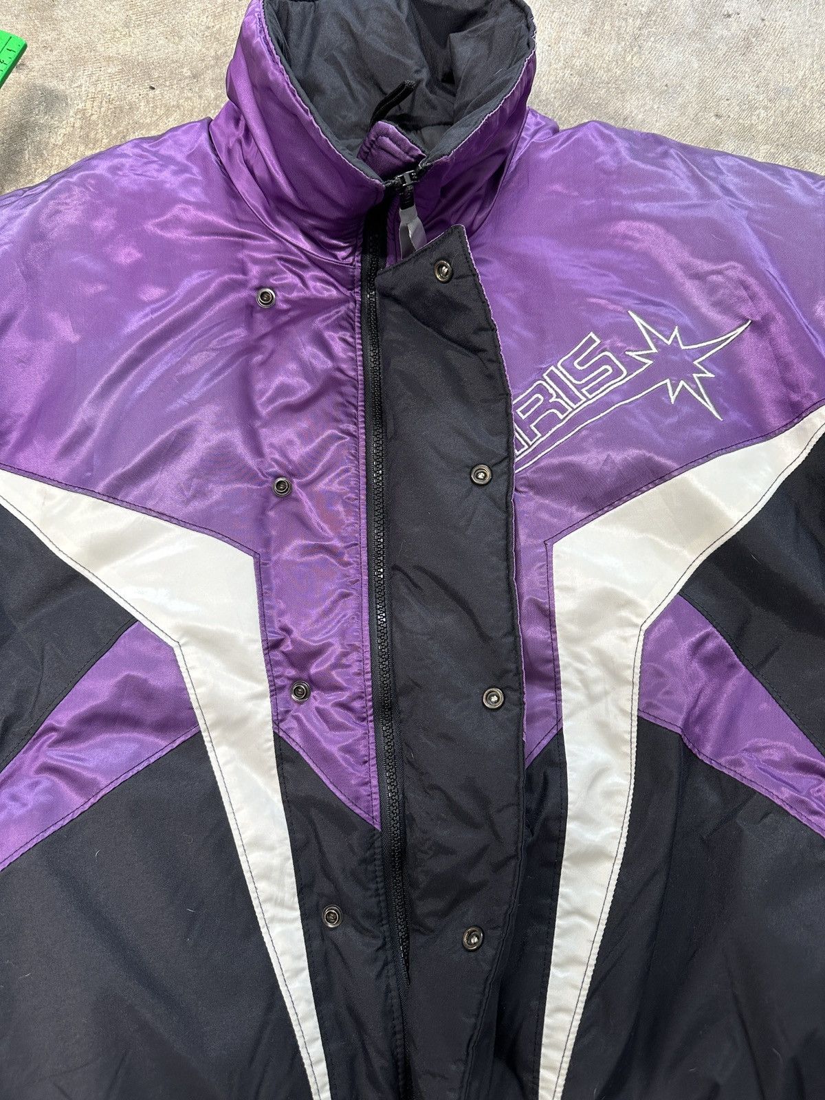 Vintage Vintage 80s 90s Motorcycle Snowmobile Polaris Satin Jacket Size US L / EU 52-54 / 3 - 9 Thumbnail