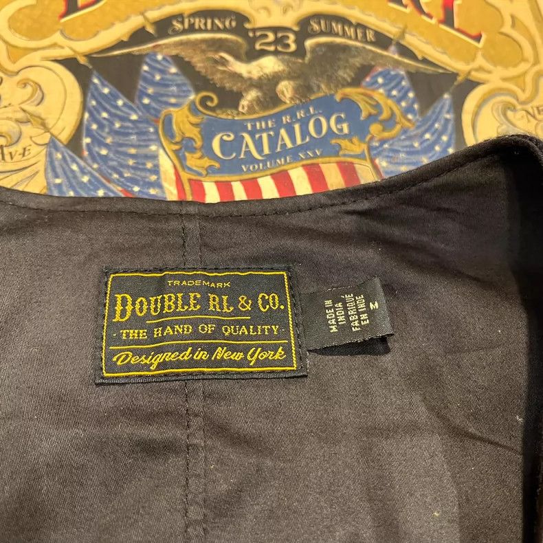 RRL Ralph Lauren RRL Ralph Lauren Second generation carved vest leather spl Size 50S - 3 Thumbnail