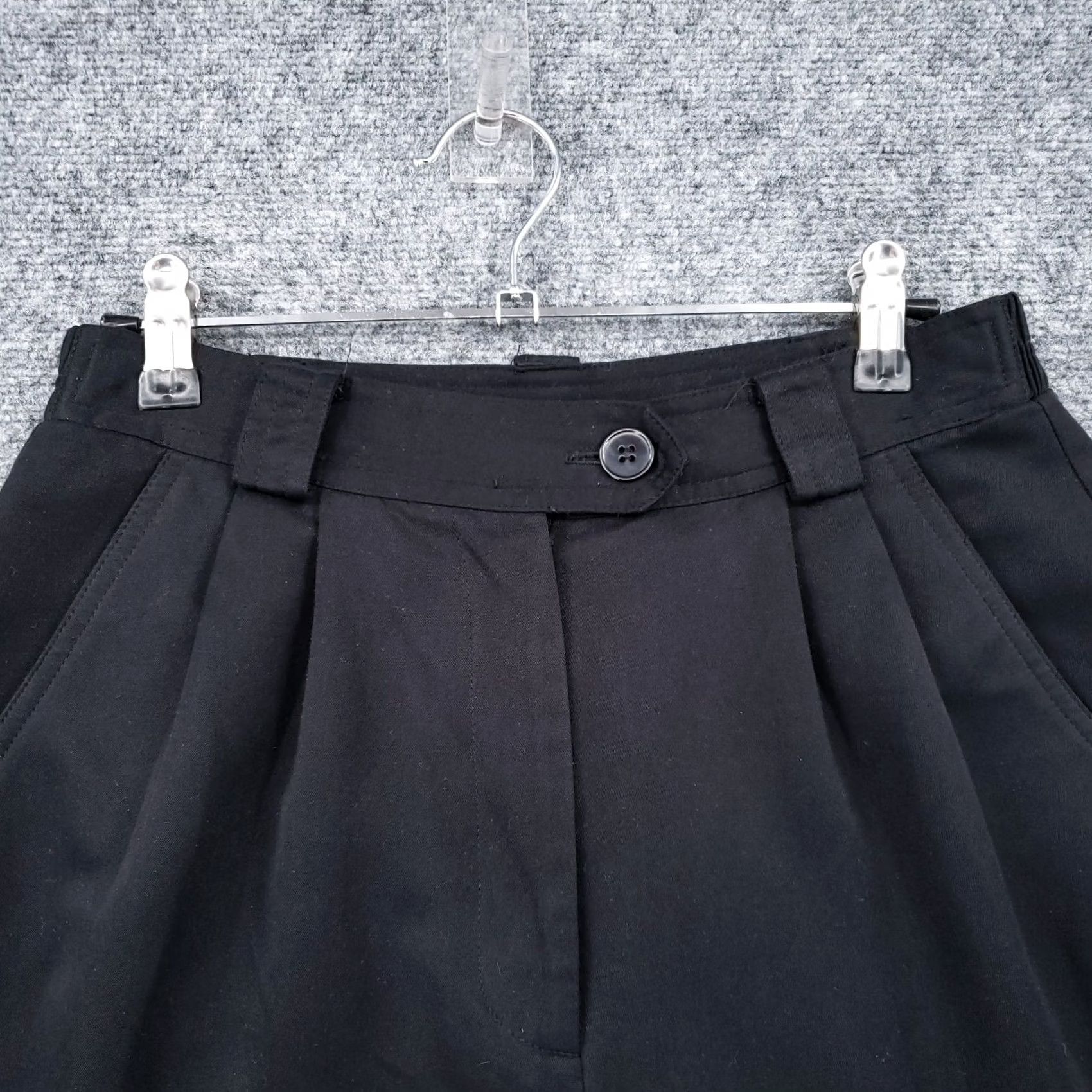 Vintage VINTAGE Lily's Of Beverly Hills Shorts Women 8 Black Mom High Rise Pleated Zip Fly Dark Size 30" / US 8 / IT 44 - 3 Thumbnail