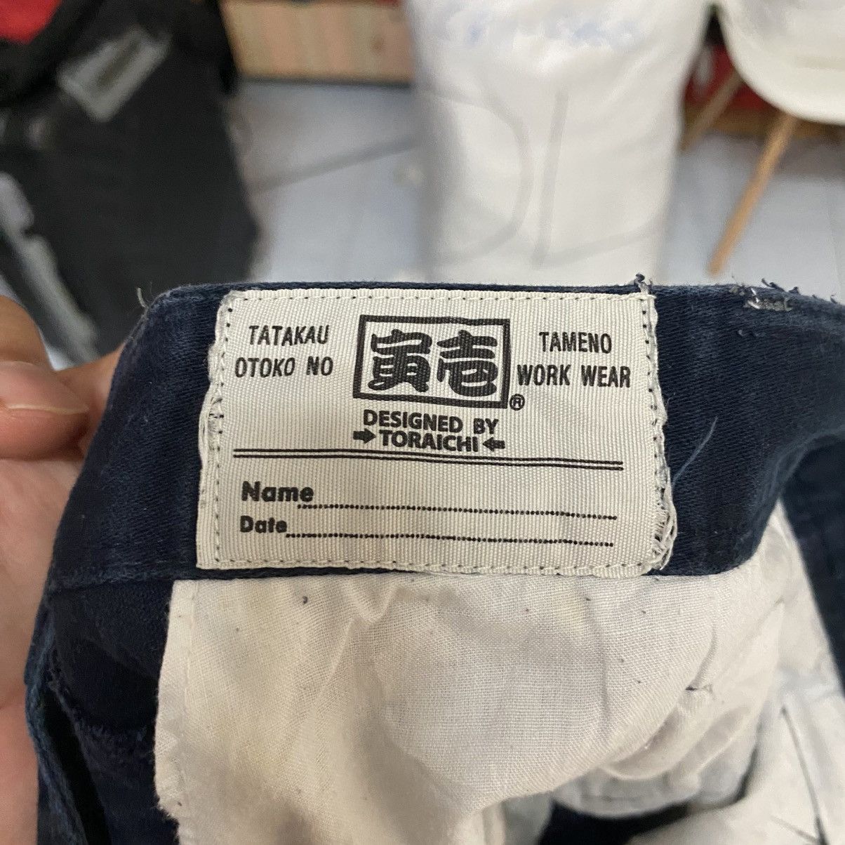 Japanese Brand DL Tora Dark Blue Cargo Multipocket Pants #C970 Size US 28 / EU 44 - 21 Thumbnail
