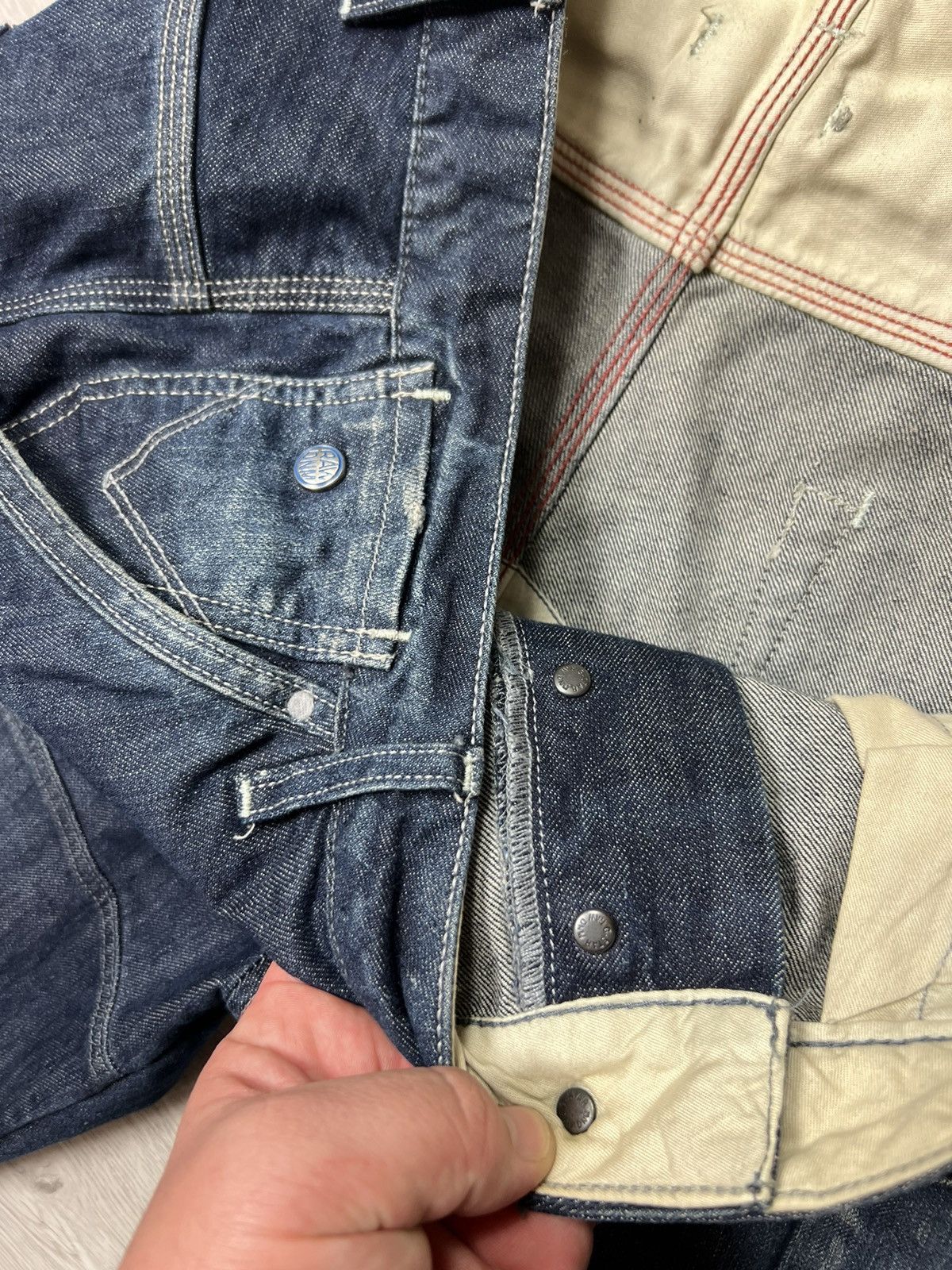 G-Star Vintage G-Star RAW Big Logo Jean Denim Shorts Size US 38 / EU 54 - 18 Thumbnail