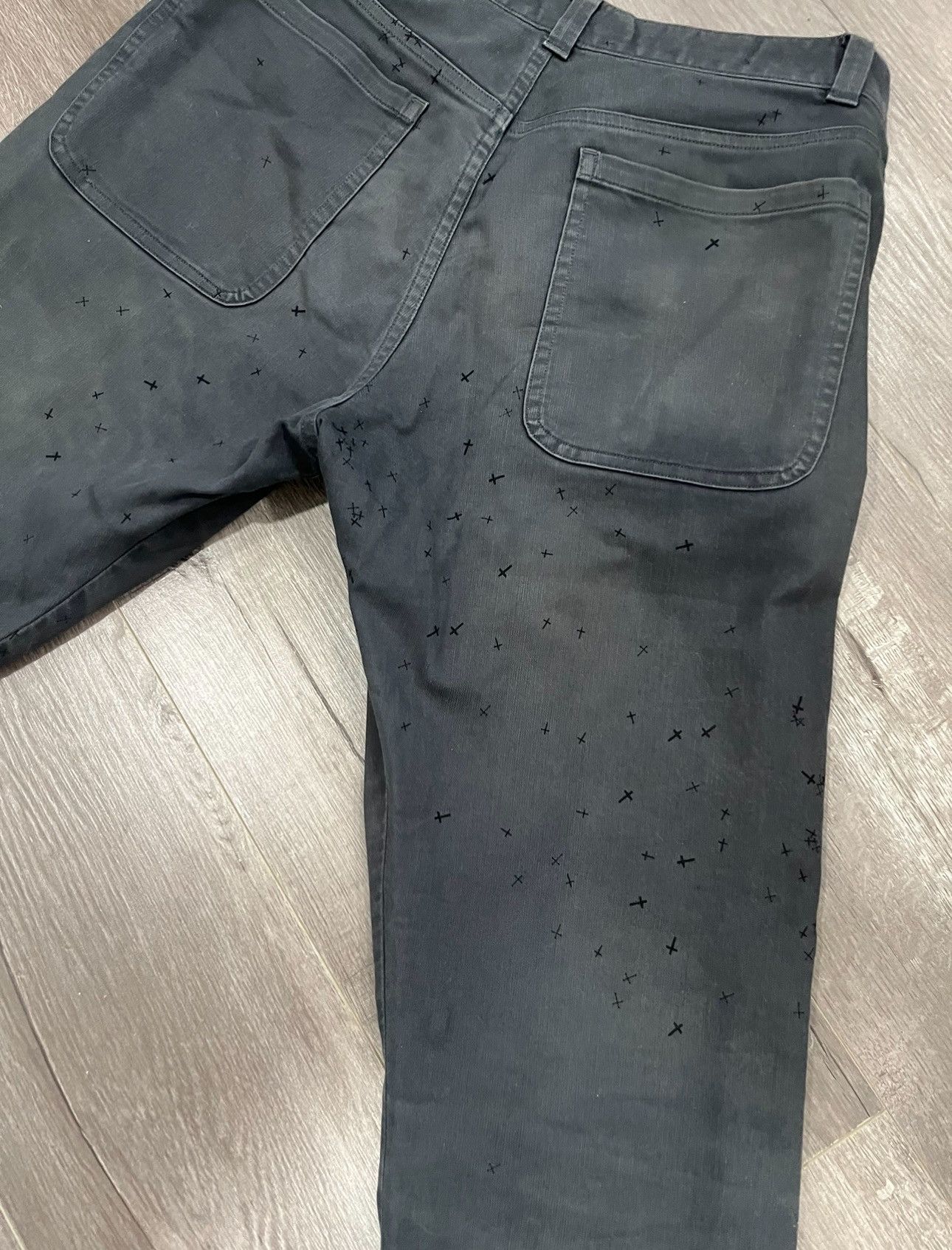 Undercover AW02 Witches Cell Division Cross Pattern Pants