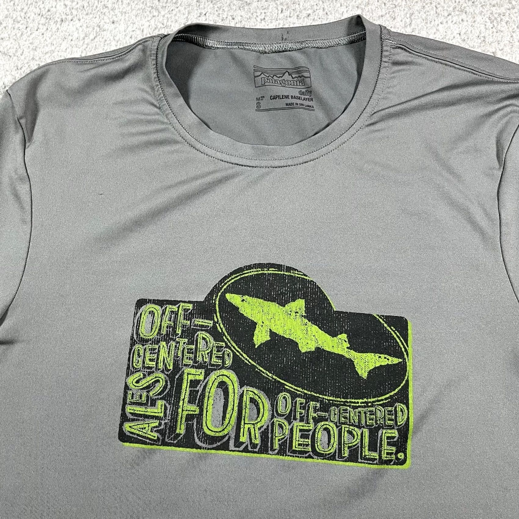 Patagonia Patagonia Shirt Mens S Gray Short Sleeve Base Layer Dogfish Head Logo Size US S / EU 44-46 / 1 - 7 Thumbnail
