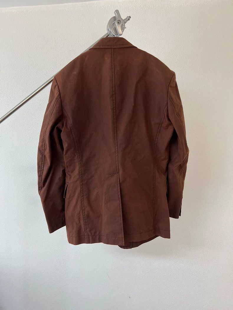 Yohji Yamamoto yohji yamamoto Brick Red Wax Shoulder Pad Suit Jacket 2503- Size US M / EU 48-50 / 2 - 4 Thumbnail