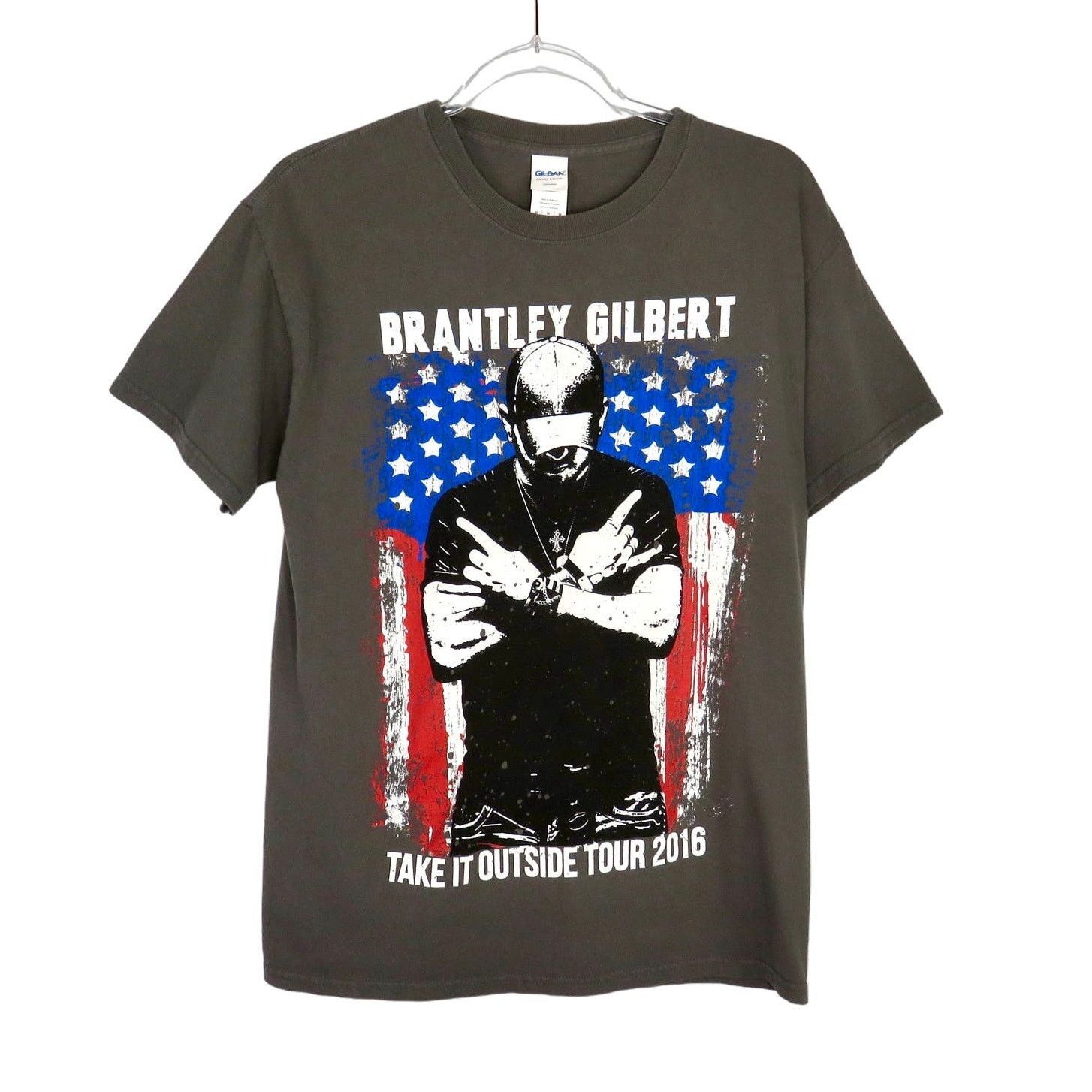Gildan Brantley Gilbert Take It Outside Tour Band Tee Medium Size M / US 6-8 / IT 42-44 - 1 Thumbnail