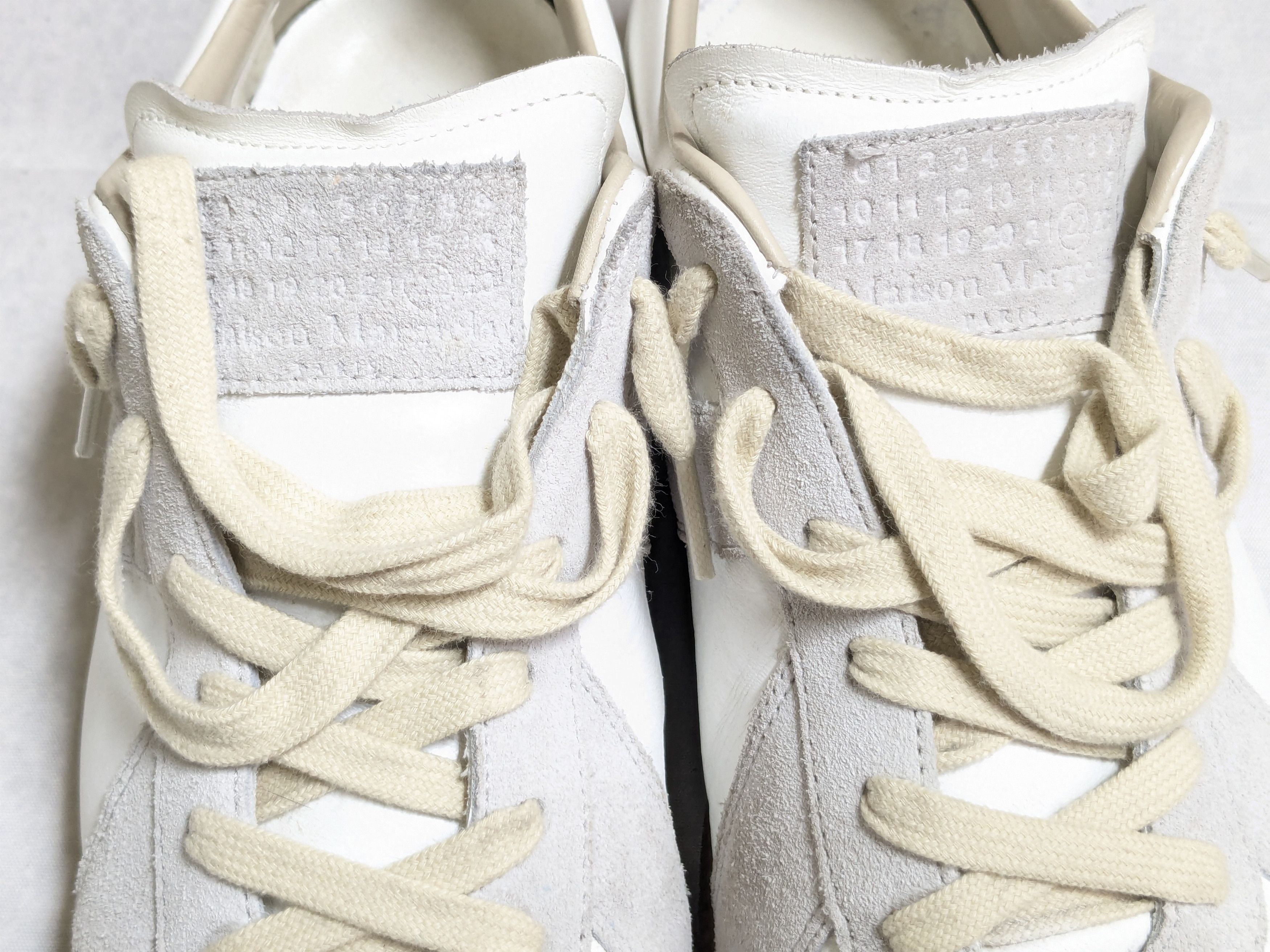 Maison Margiela Maison Margiela Replica GAT White Gray 11 44 Gum Low Size US 11 / EU 44 - 7 Thumbnail