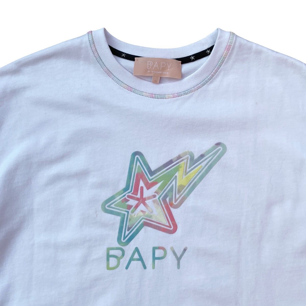 Bape Bape Bapy by A Bathing Ape Bapesta Logo Crop Shirt Size XS / US 0-2 / IT 36-38 - 3 Thumbnail