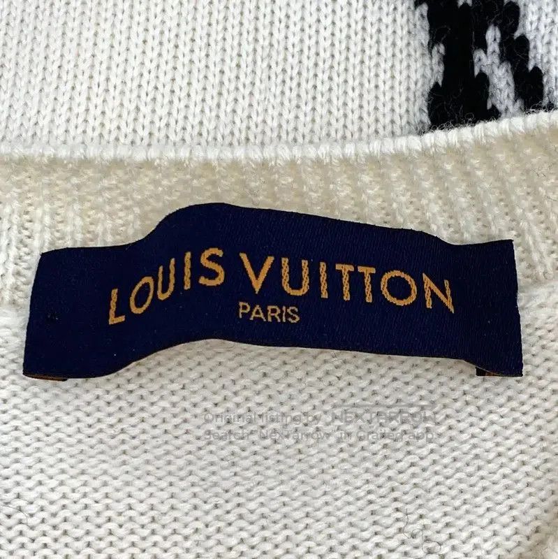 Louis Vuitton Louis Vuitton Beige Wool Knit Sweater for Women . Size L / US 10 / IT 46 - 5 Thumbnail