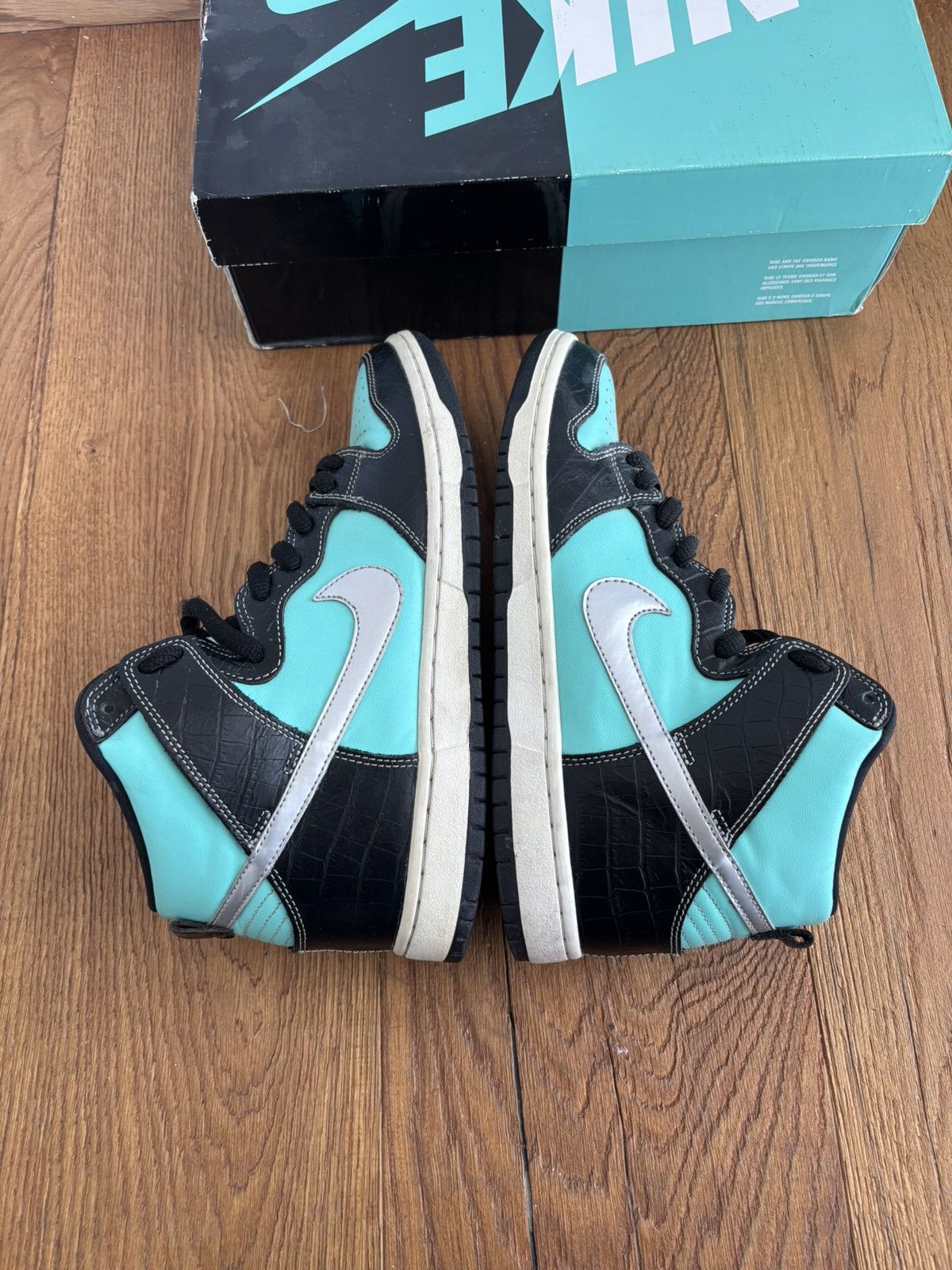 Nike Nike SB Dunk High Diamond Supply Co Size US 9 / EU 42 - 6 Thumbnail