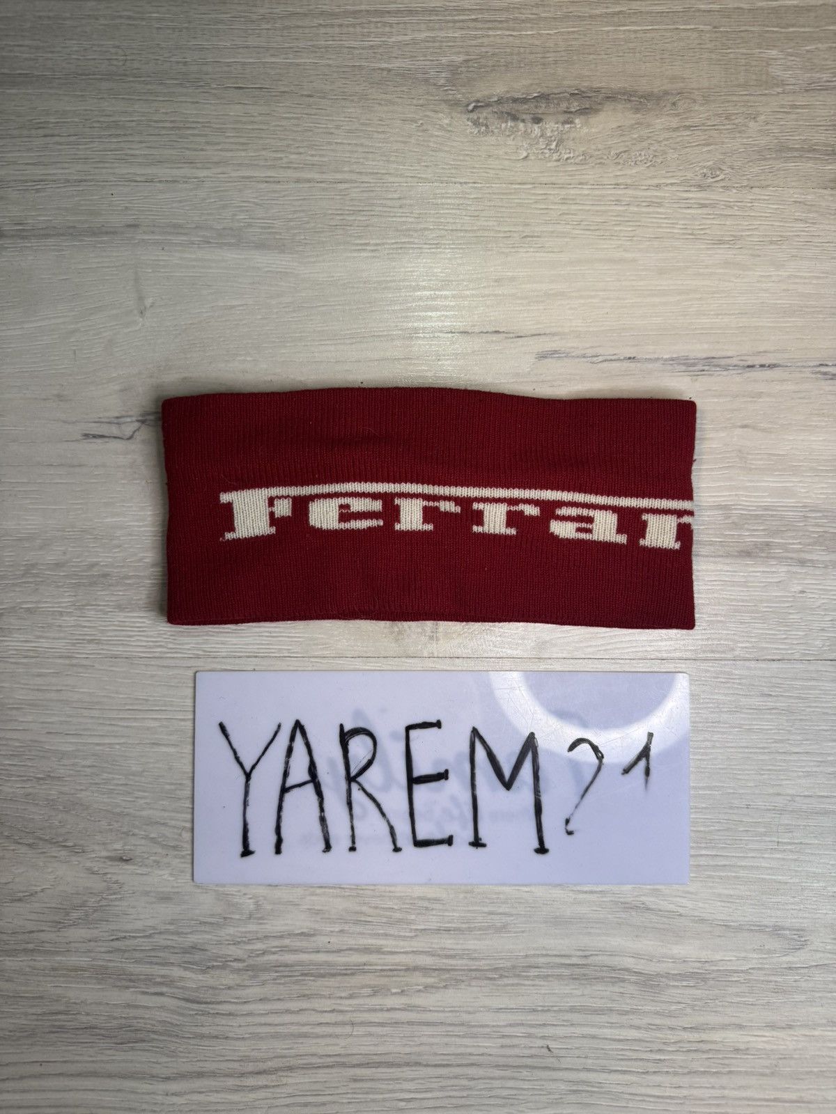 Ferrari Ferrari vintage headband hat cap Size ONE SIZE - 1 Thumbnail