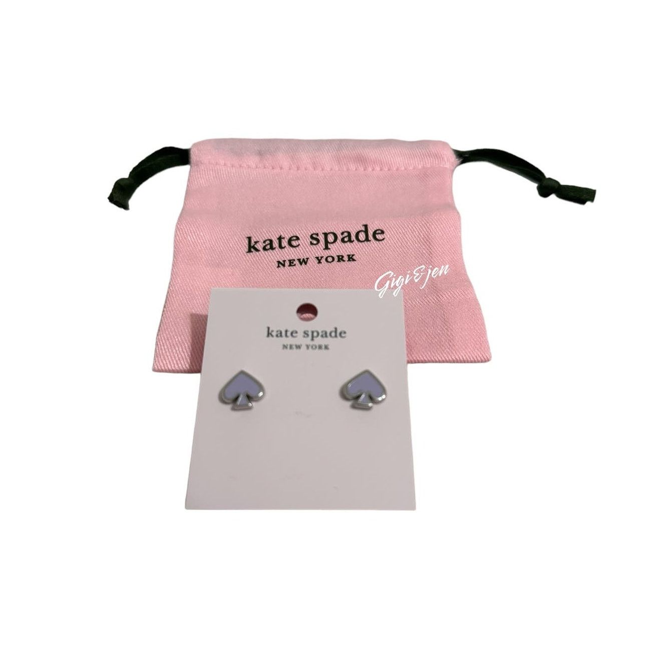 Kate Spade Kate Spade Lilac Everyday Spade Stud Earrings New Size ONE SIZE - 2 Thumbnail
