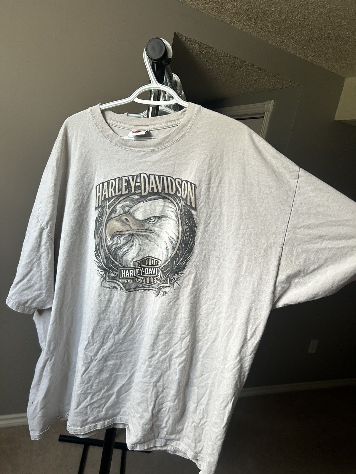Vintage VINTAGE Harley biker T-shirt Size US XL / EU 56 / 4 - 1 Thumbnail