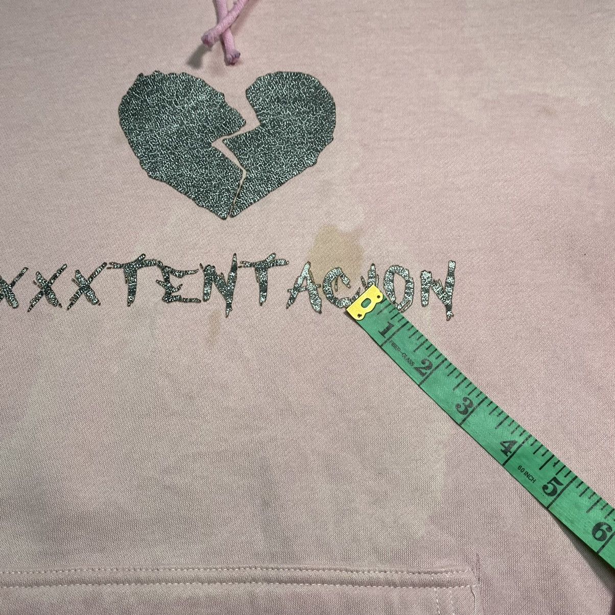 Band Tees × Rap Tees RARE🔥 XXXTENTACION PINK HOODIE Size US M / EU 48-50 / 2 - 16 Thumbnail