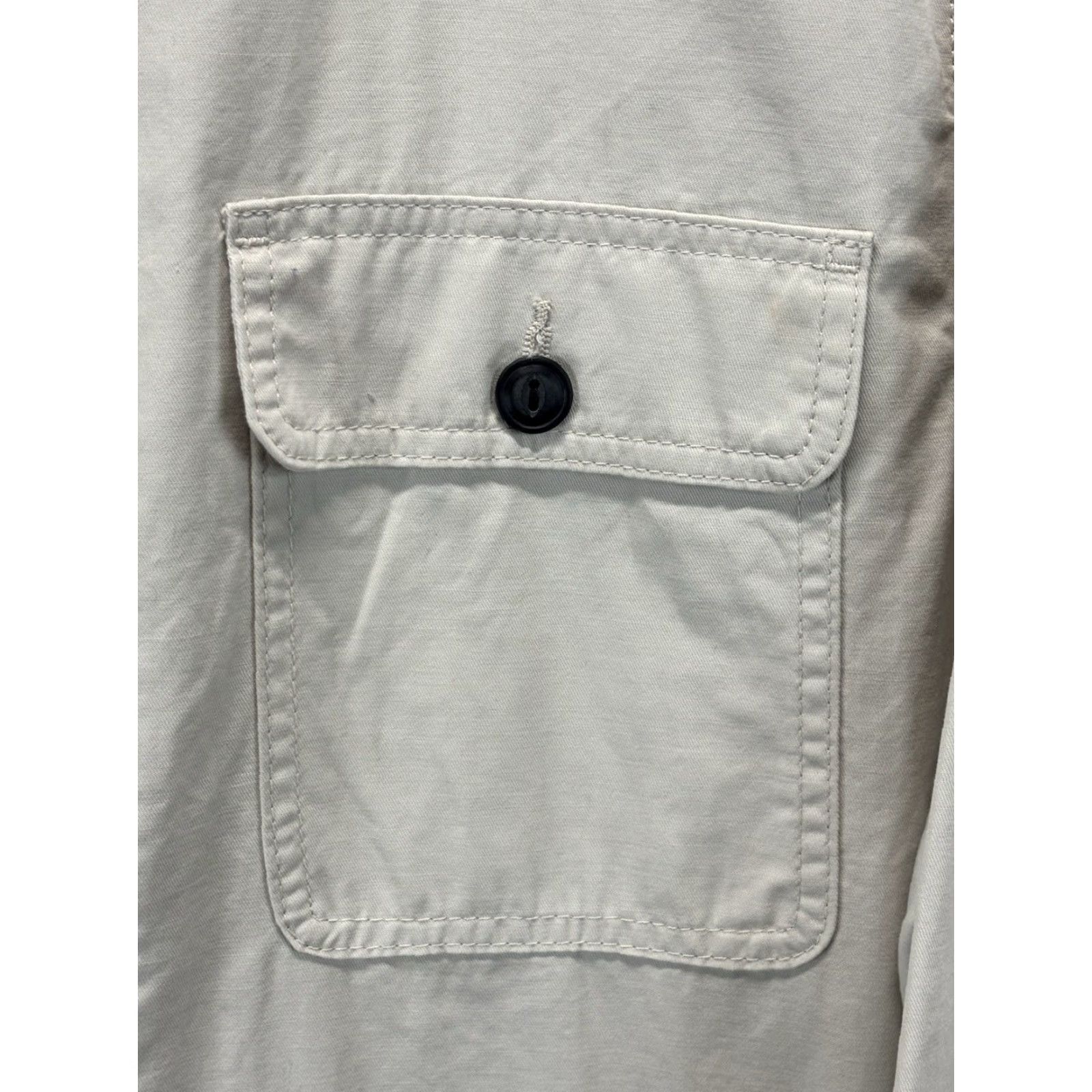 H&M VINTAGE H&M Men's Field Jacket XL Beige Cotton Casual Utility Safari Unlined Fall Spring Size US XL / EU 56 / 4 - 3 Thumbnail