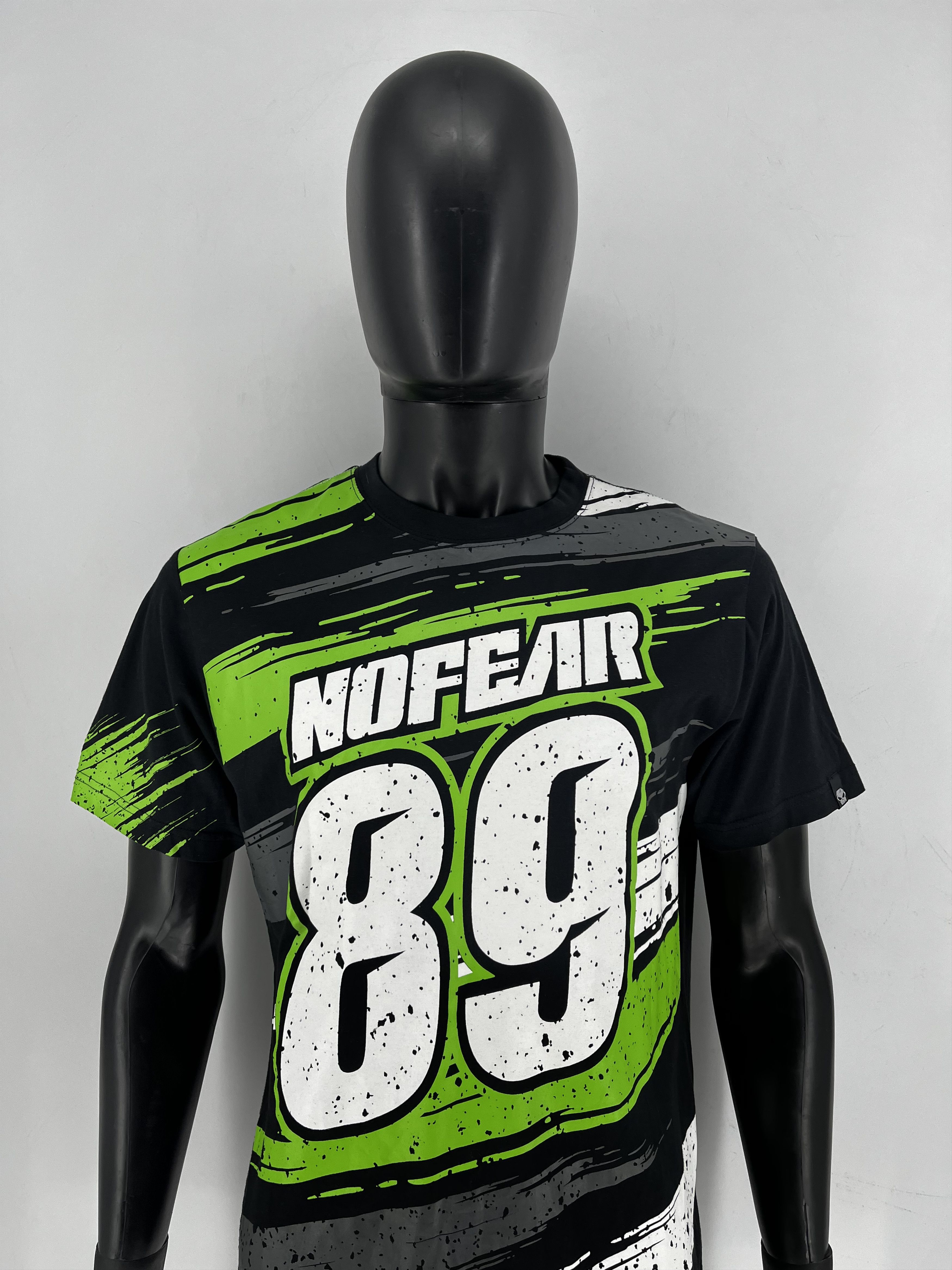 No Fear Y2k Vintage No Fear Overprint Fox Racing Monster Energy Tee Size US M / EU 48-50 / 2 - 1 Thumbnail