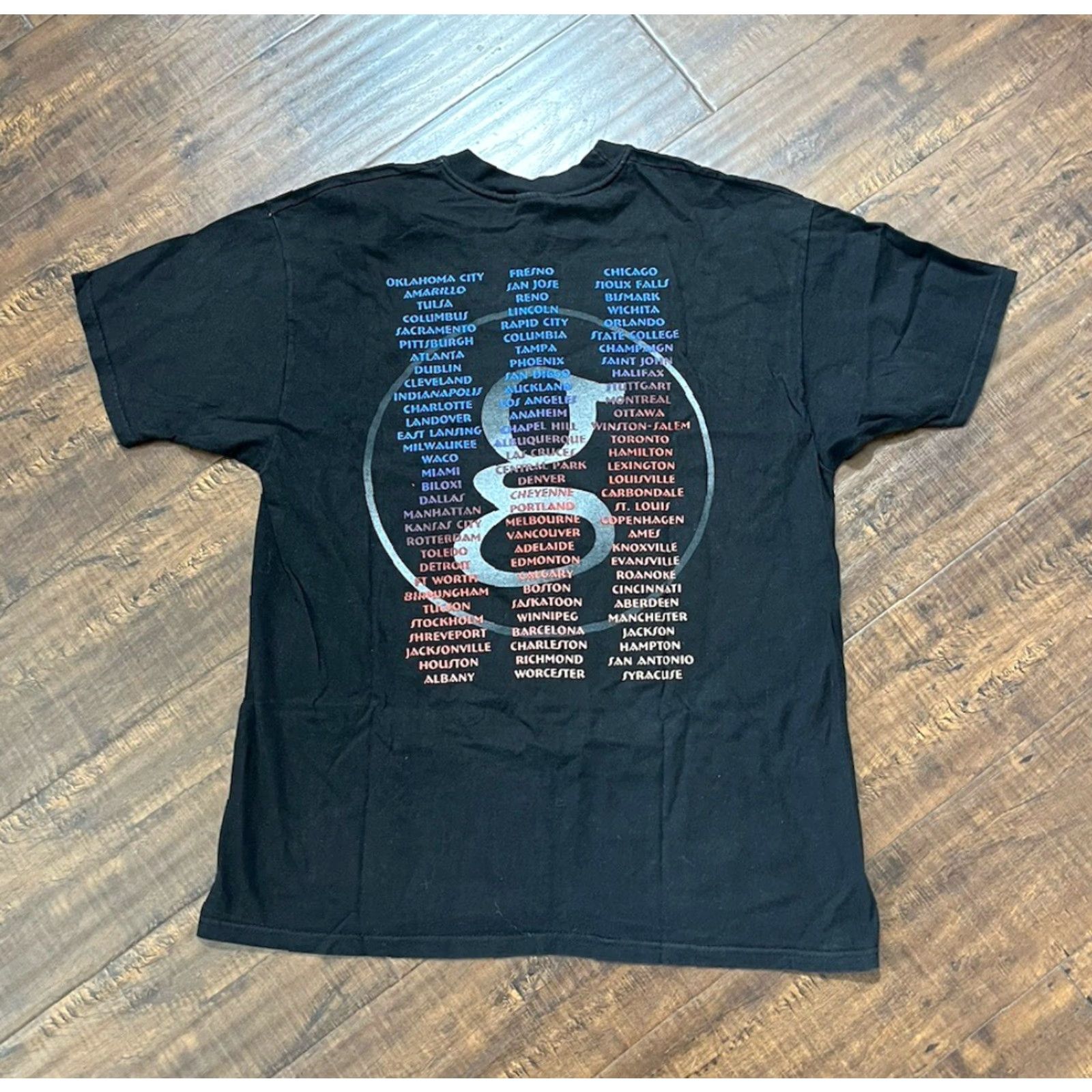Hanes VINTAGE Garth Brooks Fresh Horses Tour 1996 Mens XL Country T-Shirt Black Big Face Size US XL / EU 56 / 4 - 5 Thumbnail