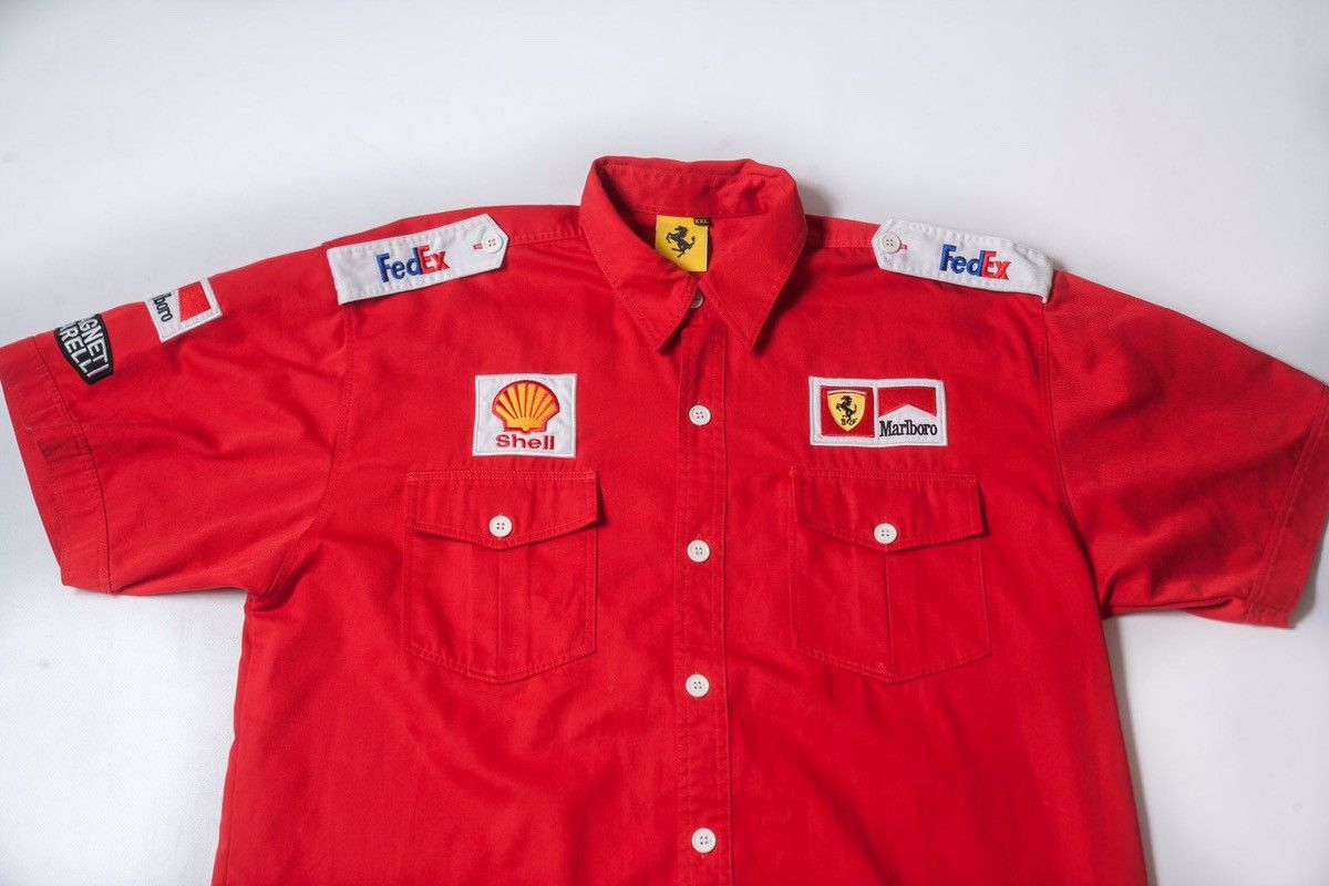 Ferrari Ferrari F1 Rare Vintage Racing Team Official Shirt Size US XXL / EU 58 / 5 - 2 Thumbnail