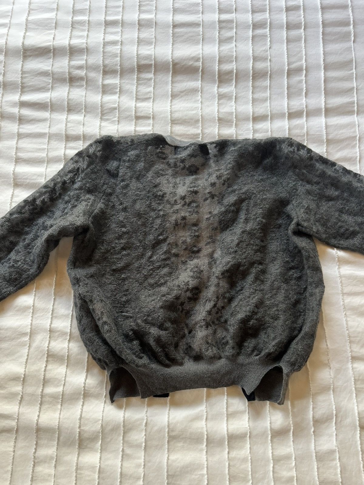 Comme des Garcons Comme des Garcons grey cardigan Size XXS / US 00 / IT 34 - 2 Thumbnail