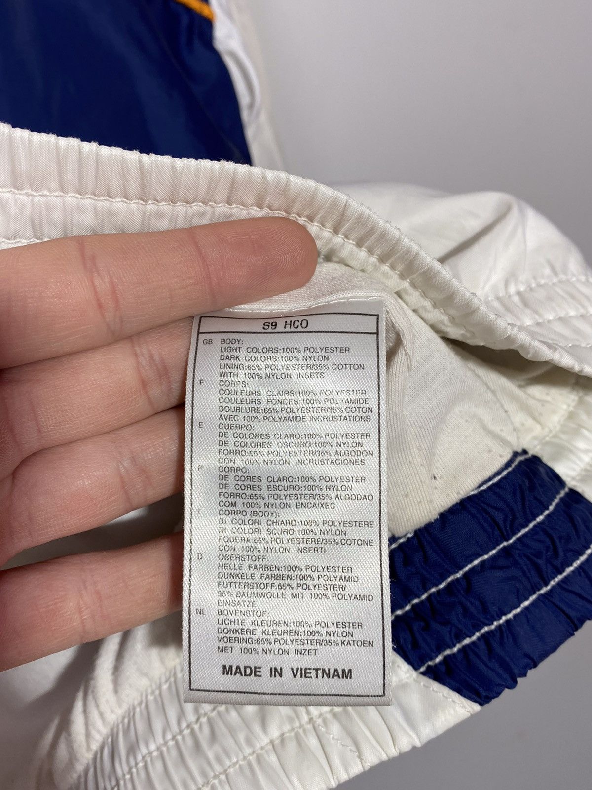 Nike 🔥 90s Nike TRACK JACKET WHITE NAVY YELLOW SPORTY VIBES Size US S / EU 44-46 / 1 - 12 Thumbnail