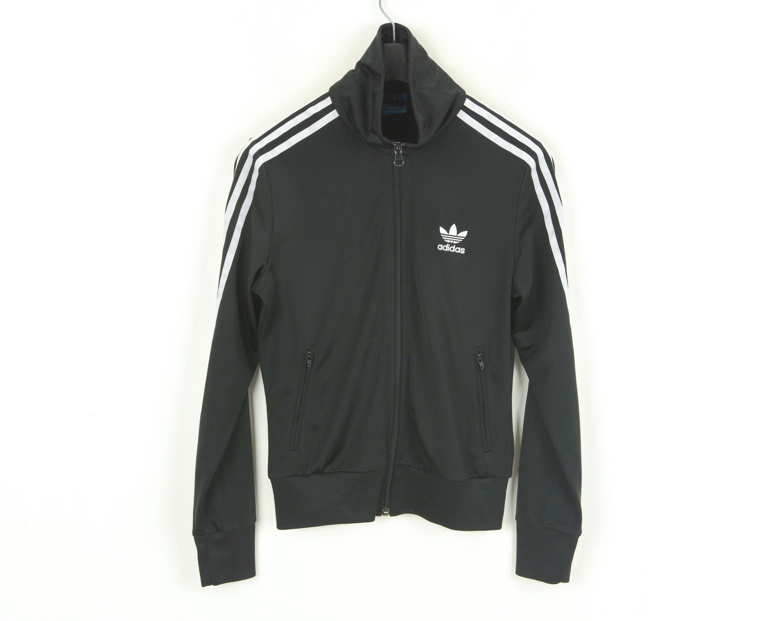 Adidas Sportswear Streetwear UK 8 Womens S Tracksuit Jacket Sweatshirt US 4 Sport Black Grailed