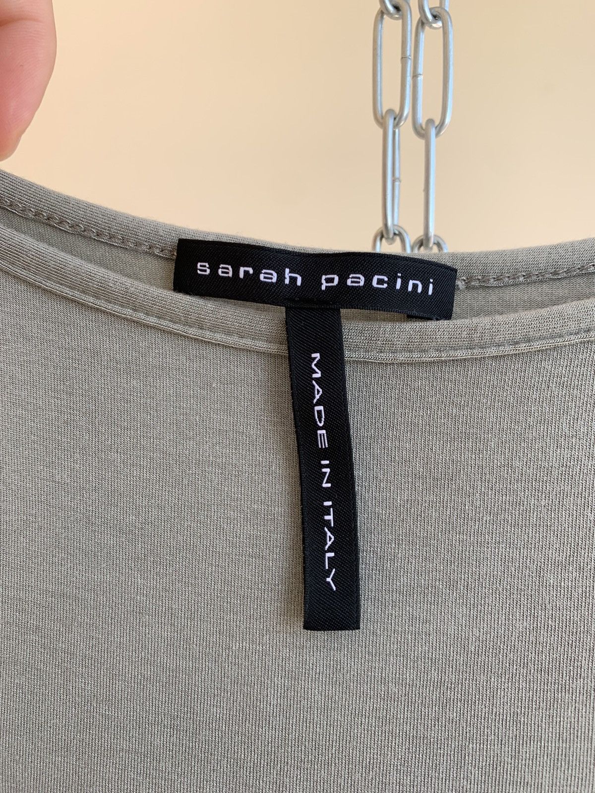 Sarah Pacini Sarah Pacini Modal Spaghetti Strap Tank Top Vintage 2000s Size L / US 10 / IT 46 - 7 Thumbnail