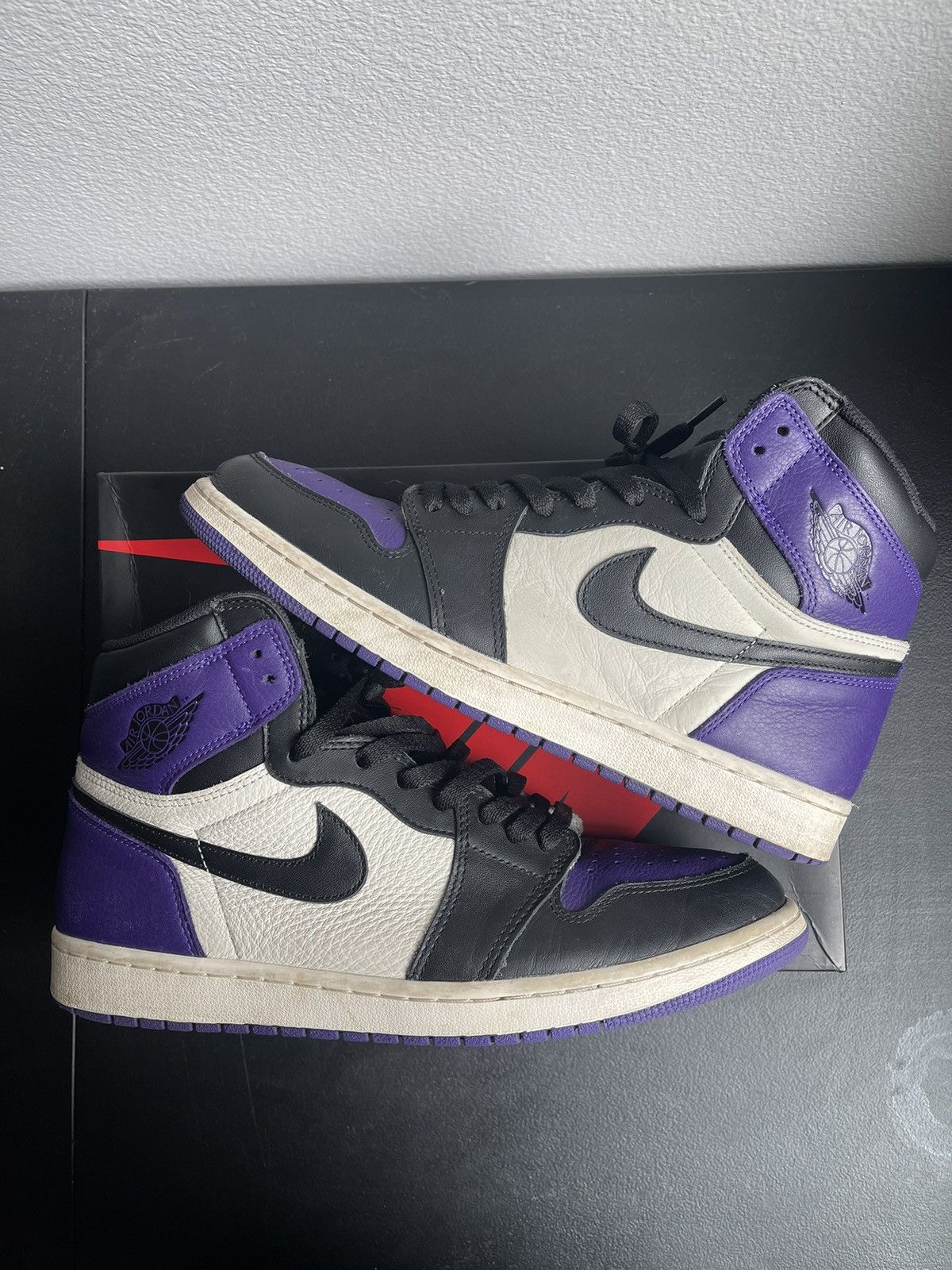 Jordan Brand Air Jordan 1 Court Purple 2018 size 12 Size US 12 / EU 45 - 1 Thumbnail