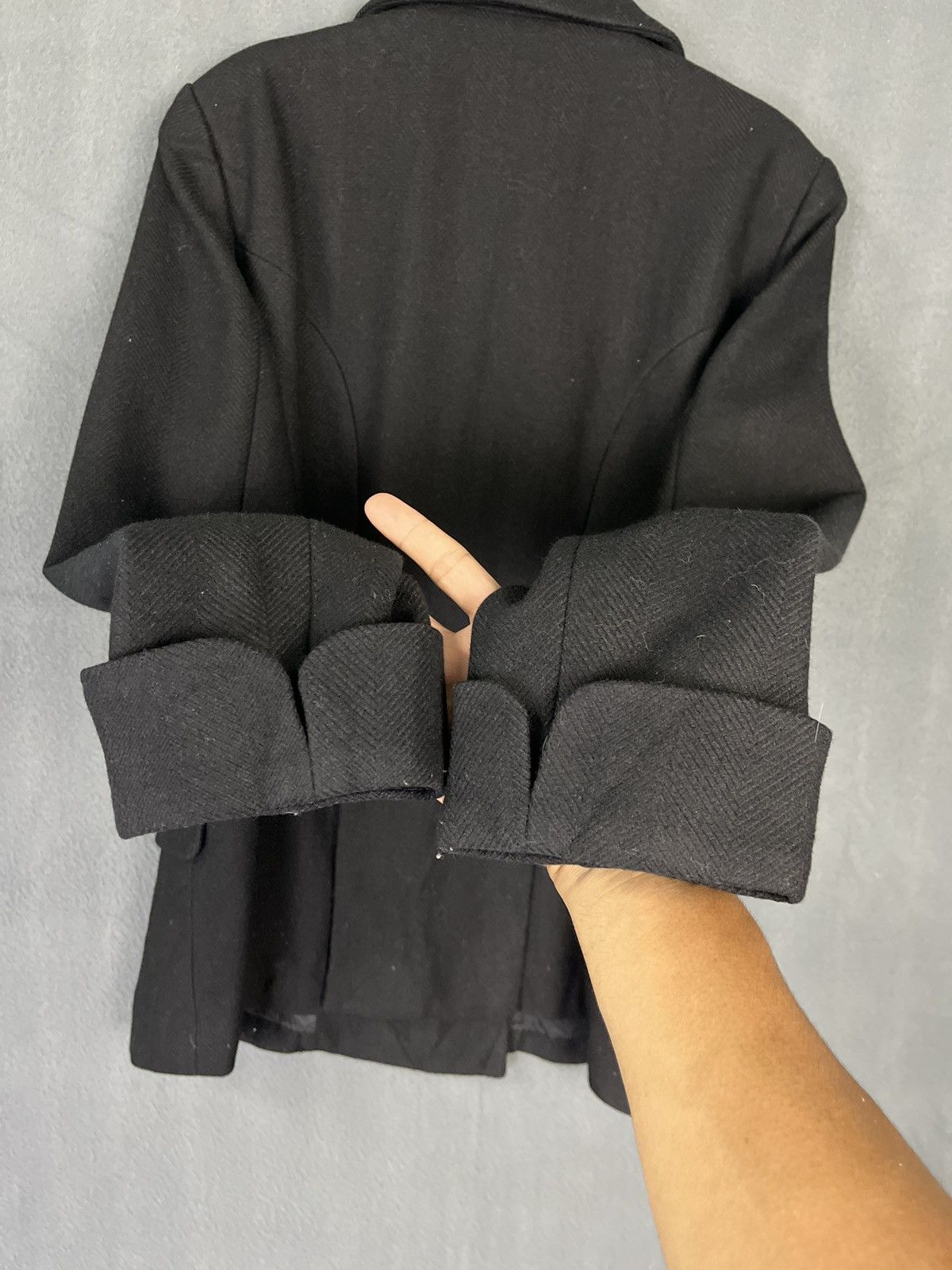 Ralph Lauren Ralph Lauren Black Wool Double Breasted Jacket Size S / US 4 / IT 40 - 6 Thumbnail