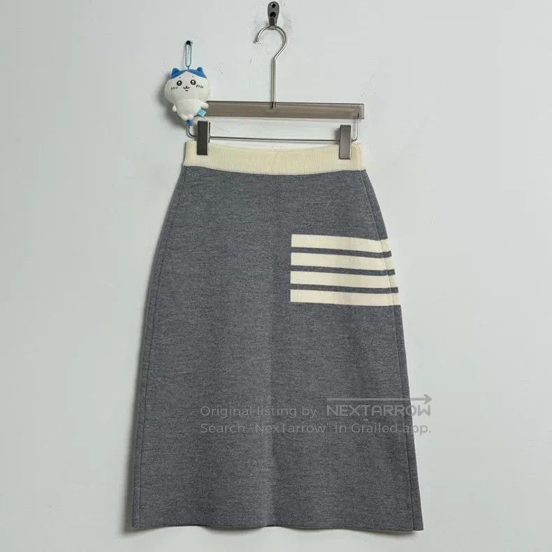 Thom Browne Thom Browne Knit four stripes skirt Size XS / US 0-2 / IT 36-38 - 1 Thumbnail